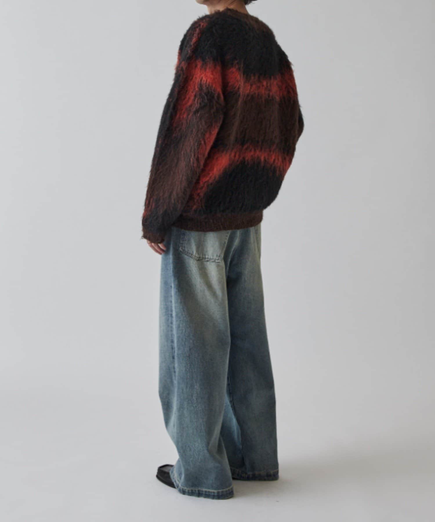 Lui's(ルイス) グラデーションシャギーニット