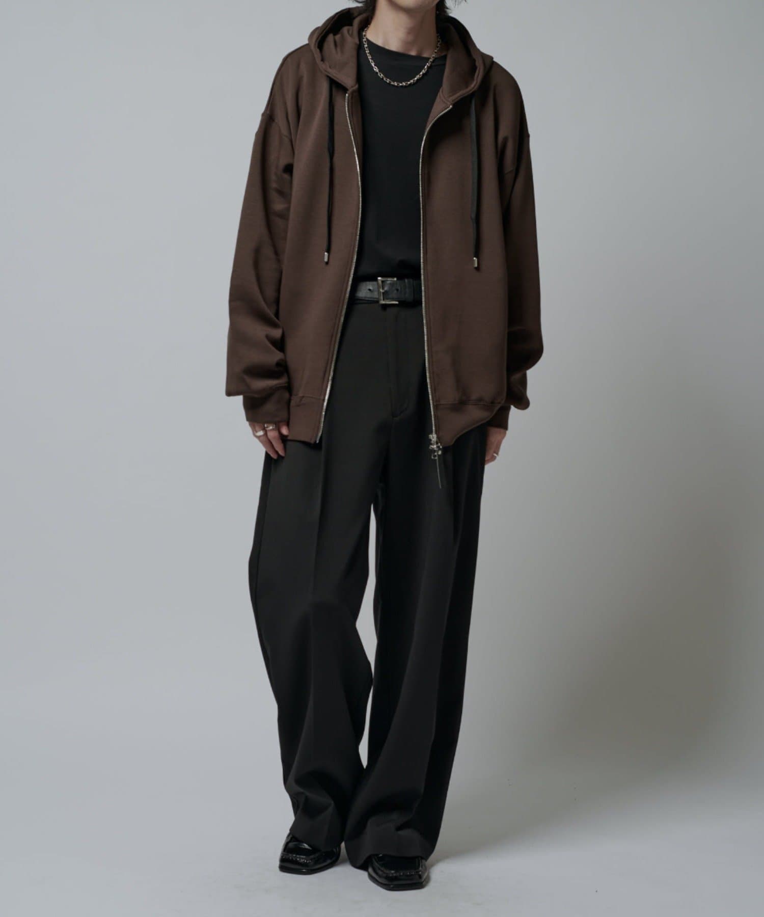 Lui's(ルイス) シルキーポンチZIPフーディ