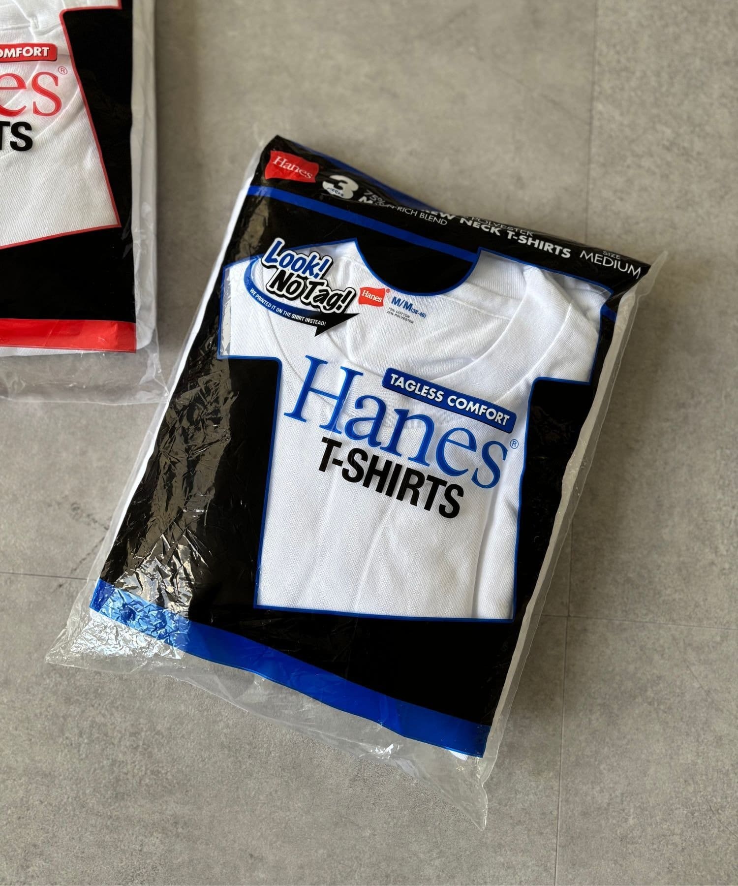 LOCUST(ローカスト) 【Hanes】【3枚組】青ラベルクルーネックTシャツ