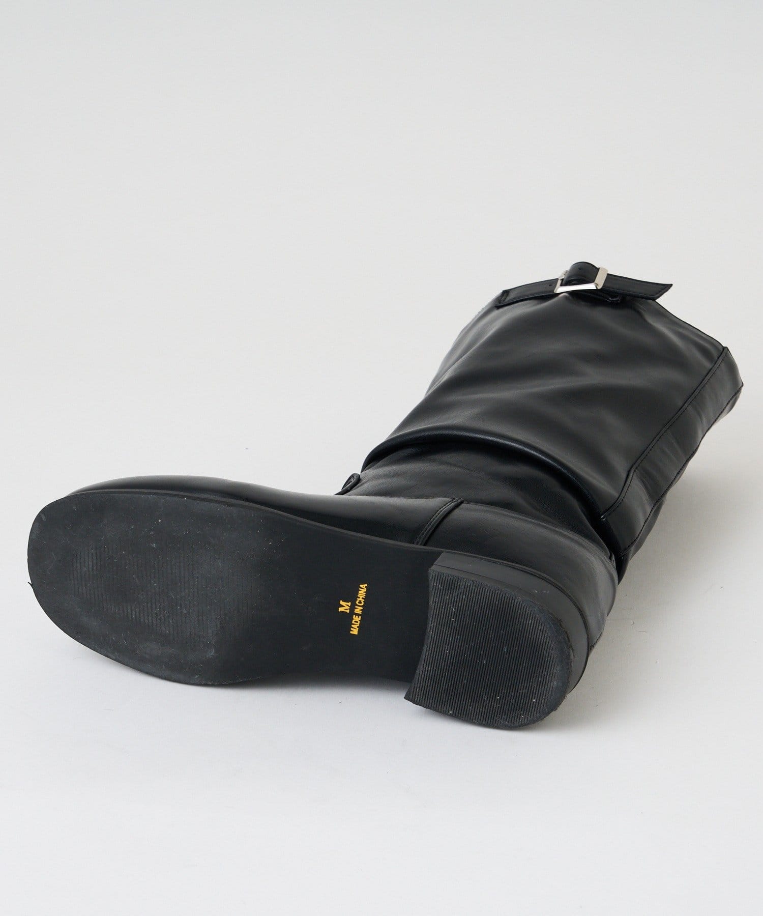 Kastane(カスタネ) 【新色追加/レザー&スエード/インソール】ルーズエンジニアブーツ