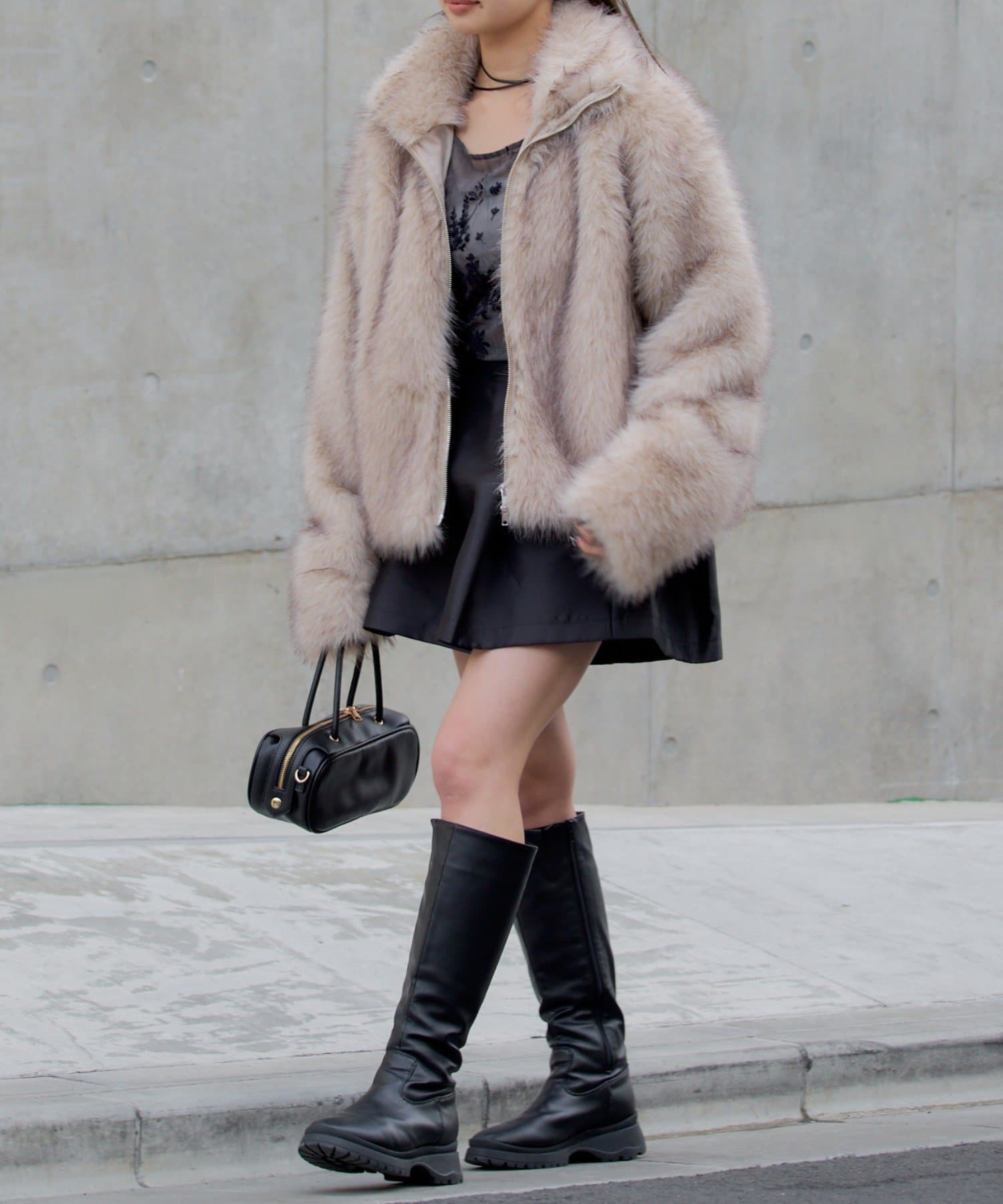 RAY CASSIN】ロングエコレザーブーツ | OUTLET(アウトレット