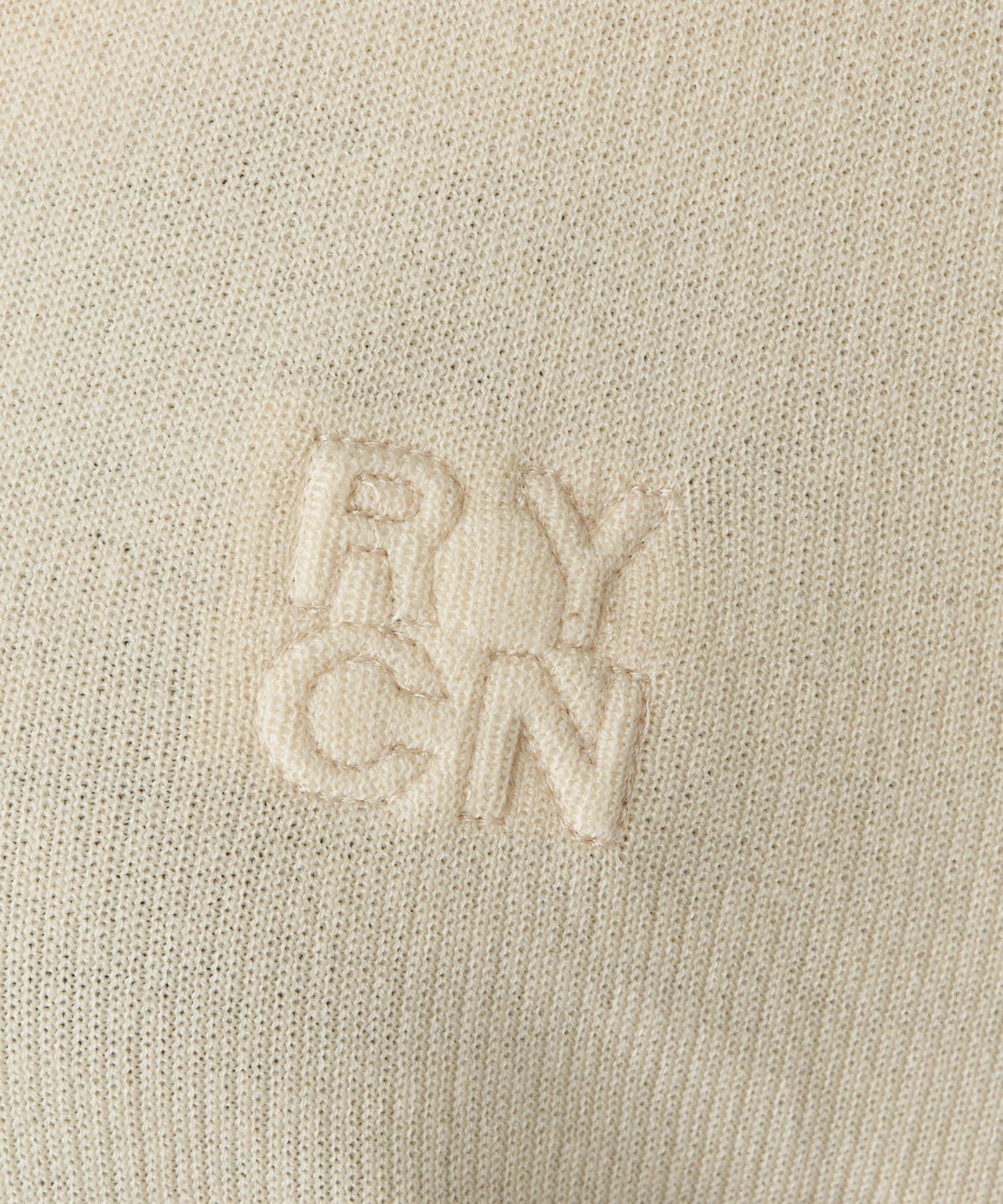 OUTLET(アウトレット) 【RAY CASSIN】Vネック胸刺繍ニット