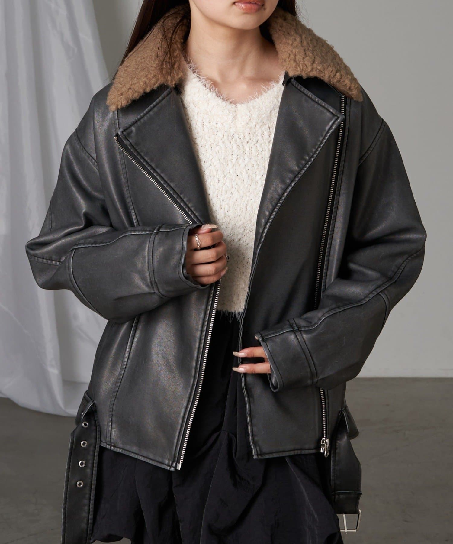 siiilon ライダース 楽天市場】さとり 火焔阿修羅刺繍 襟付き 本皮 レザー ライダース