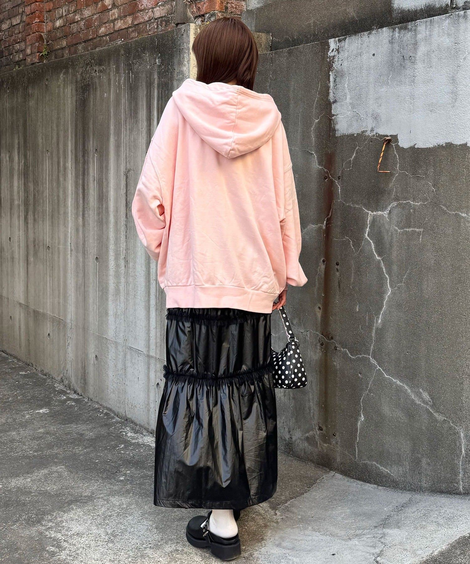 CIAOPANIC(チャオパニック) 【新色追加】ピグメント刺繍ダブルジップパーカー