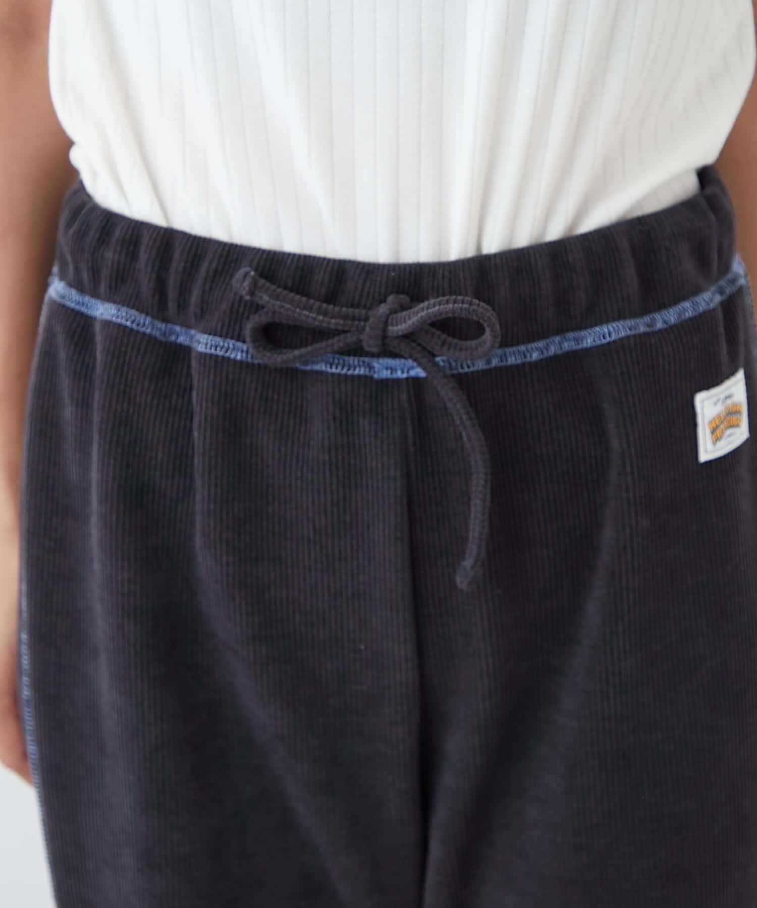 CIAOPANIC TYPY(チャオパニックティピー) 【スタイルアップ見え】【HELLO.SANFRANCISCO/ハローサンフランシスコ】コーデュロイ裾フリルフレアパンツ