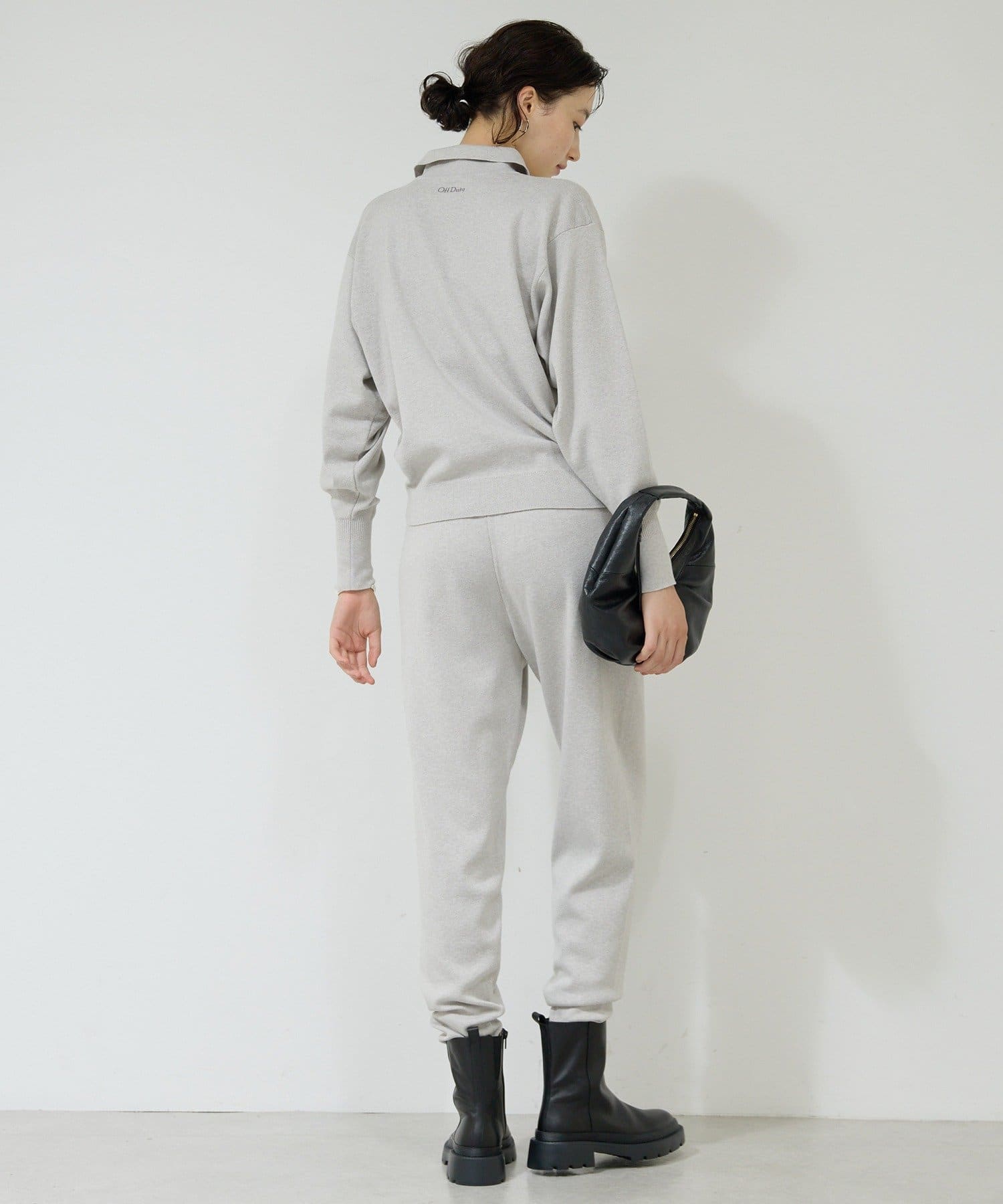 GALLARDAGALANTE(ガリャルダガランテ) 【WALANCE】シーウール×オーガニックコットンニットパンツ/別注