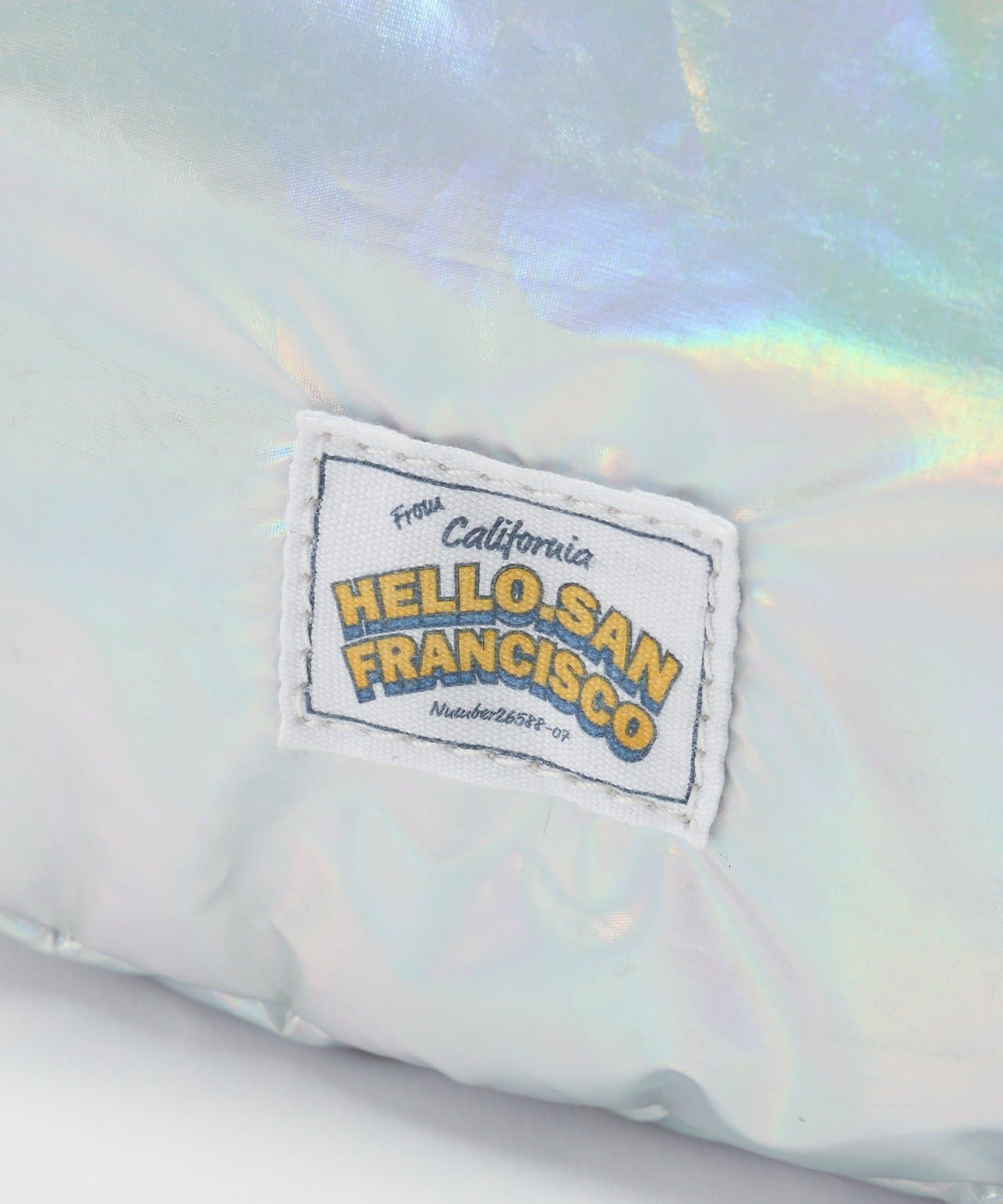 CIAOPANIC(チャオパニック) 【HELLO.SANFRANCISCO/ハローサンフランシスコ】メタリックワンハンドルミニBAG