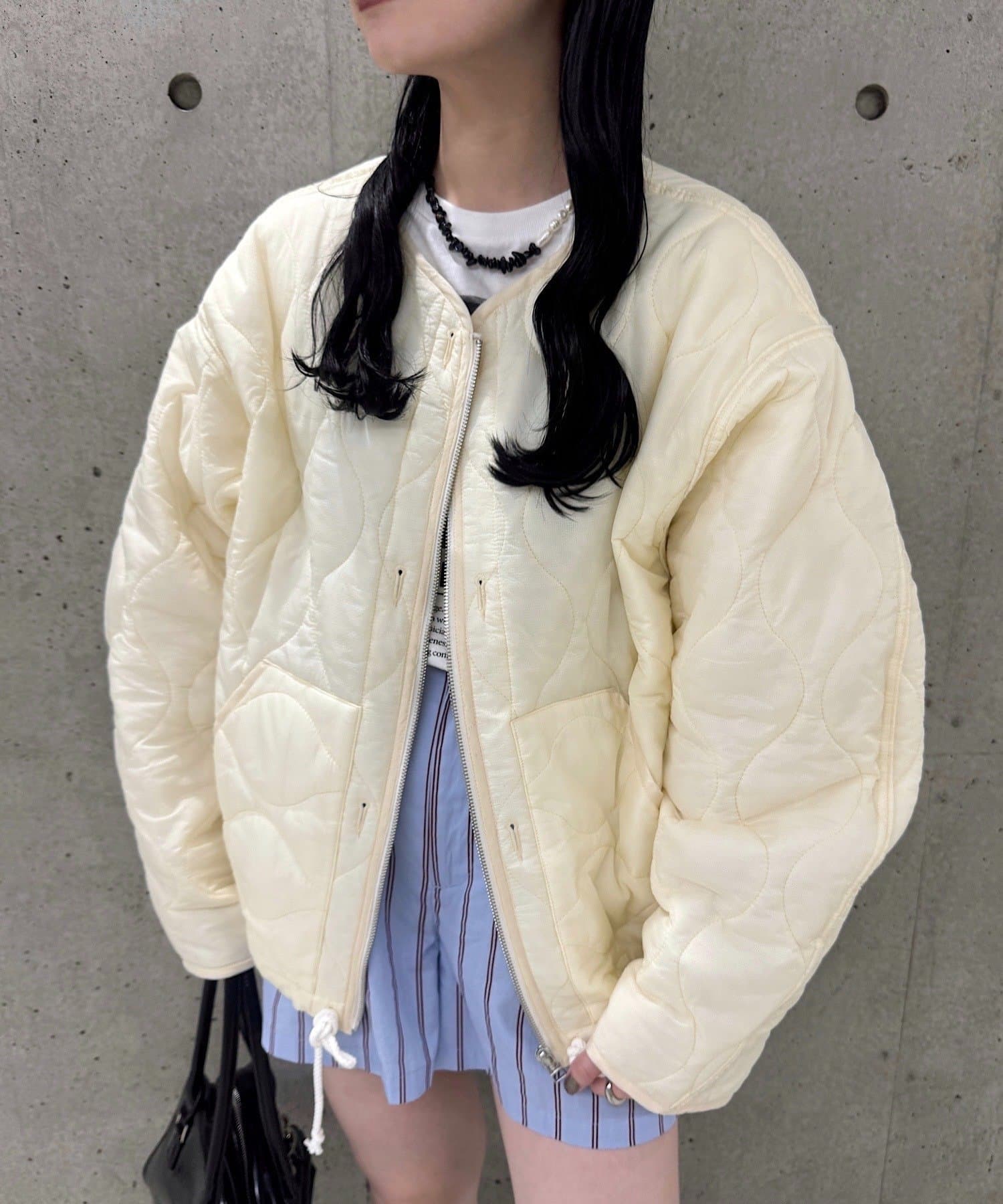 Kastane(カスタネ) 【WEB先行/リバーシブル/2025AW】キルティングミドルジャケット