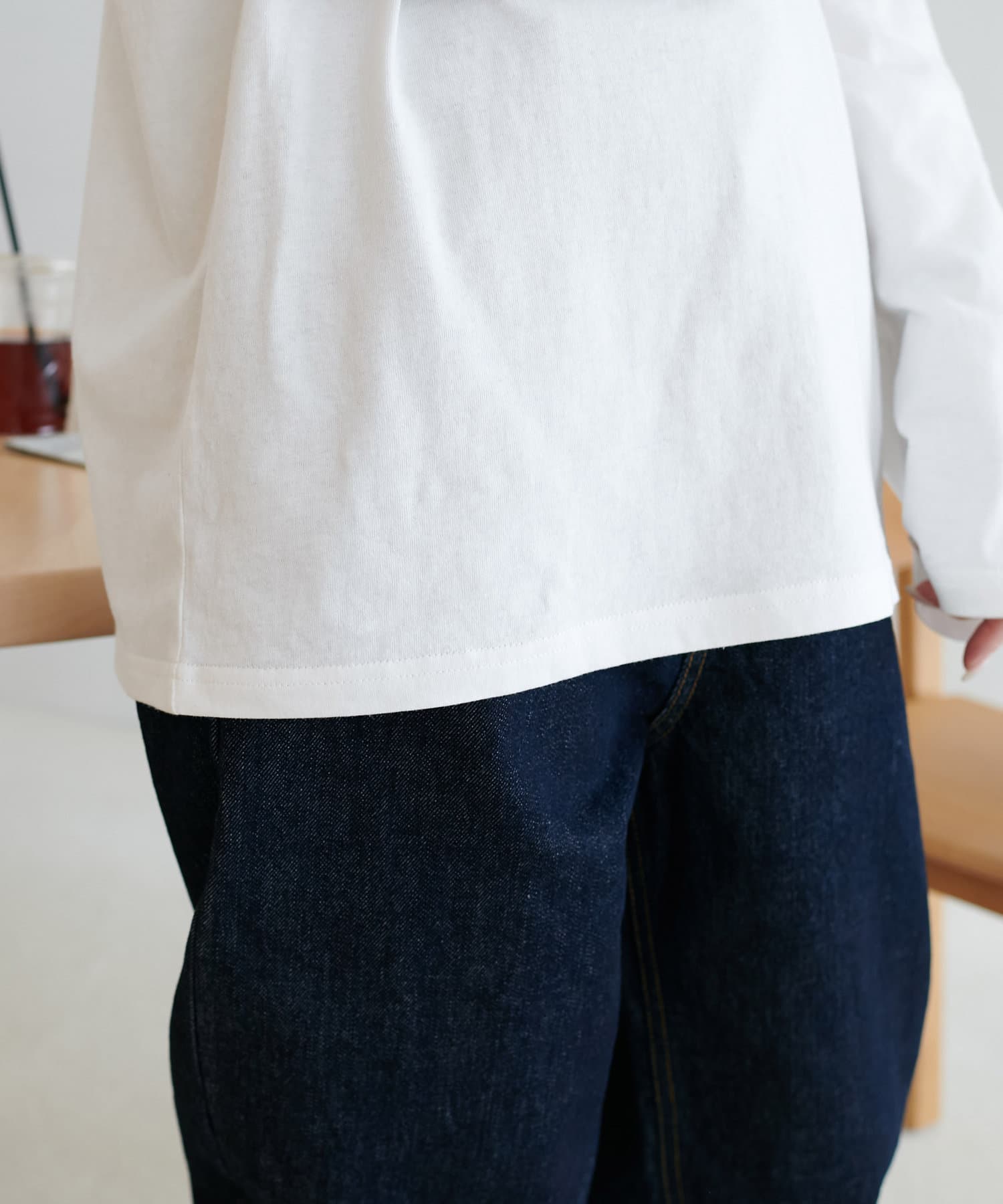 OUTLET(アウトレット) 【Discoat】ハクプリントロングスリーブTシャツ