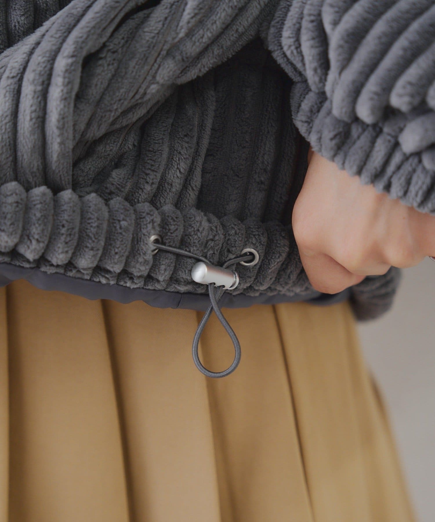 Remind me and forever(リマインドミーアンドフォーエバー) コーデュロイ中綿ブルゾン