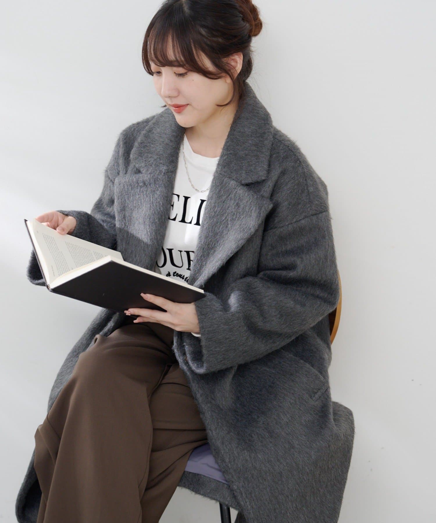 Remind me and forever(リマインドミーアンドフォーエバー) シャギーチェスターコート