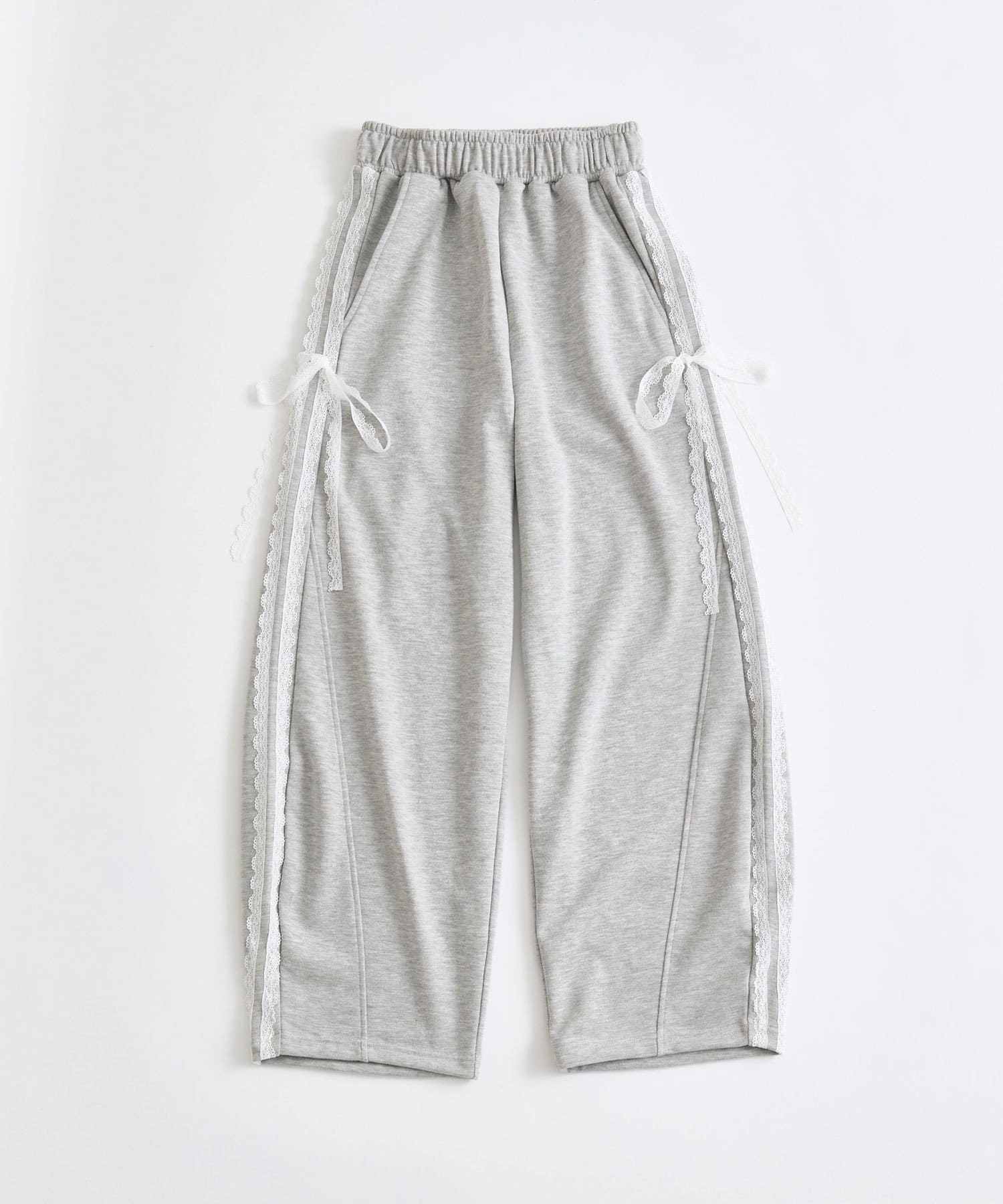 OLIVE des OLIVE(オリーブ デ オリーブ) ウエストダブルリボンスウェットパンツ