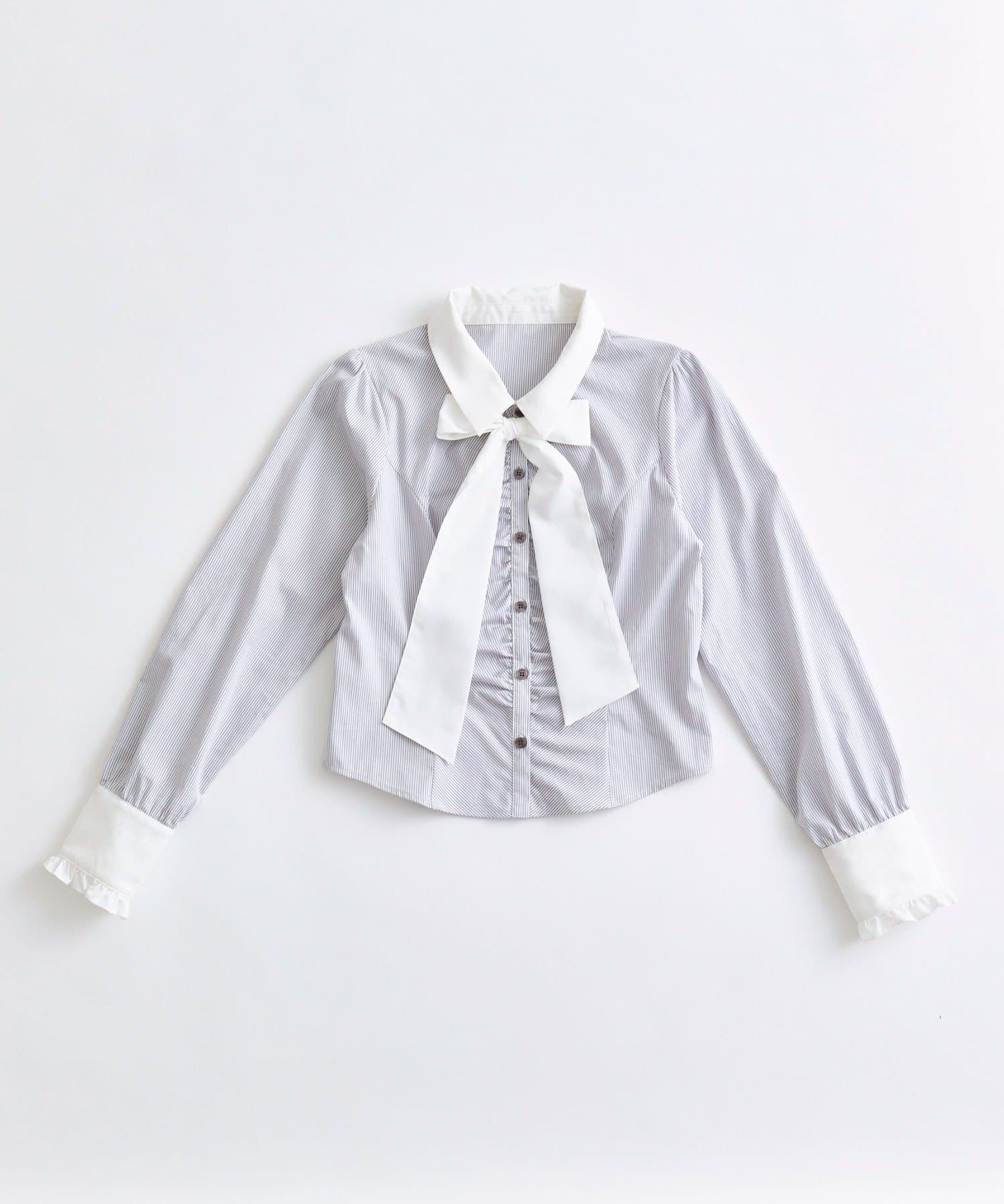 OLIVE des OLIVE(オリーブ デ オリーブ) 【再販受付中/インフルエンサー企画 】Keru ボウタイブラウス