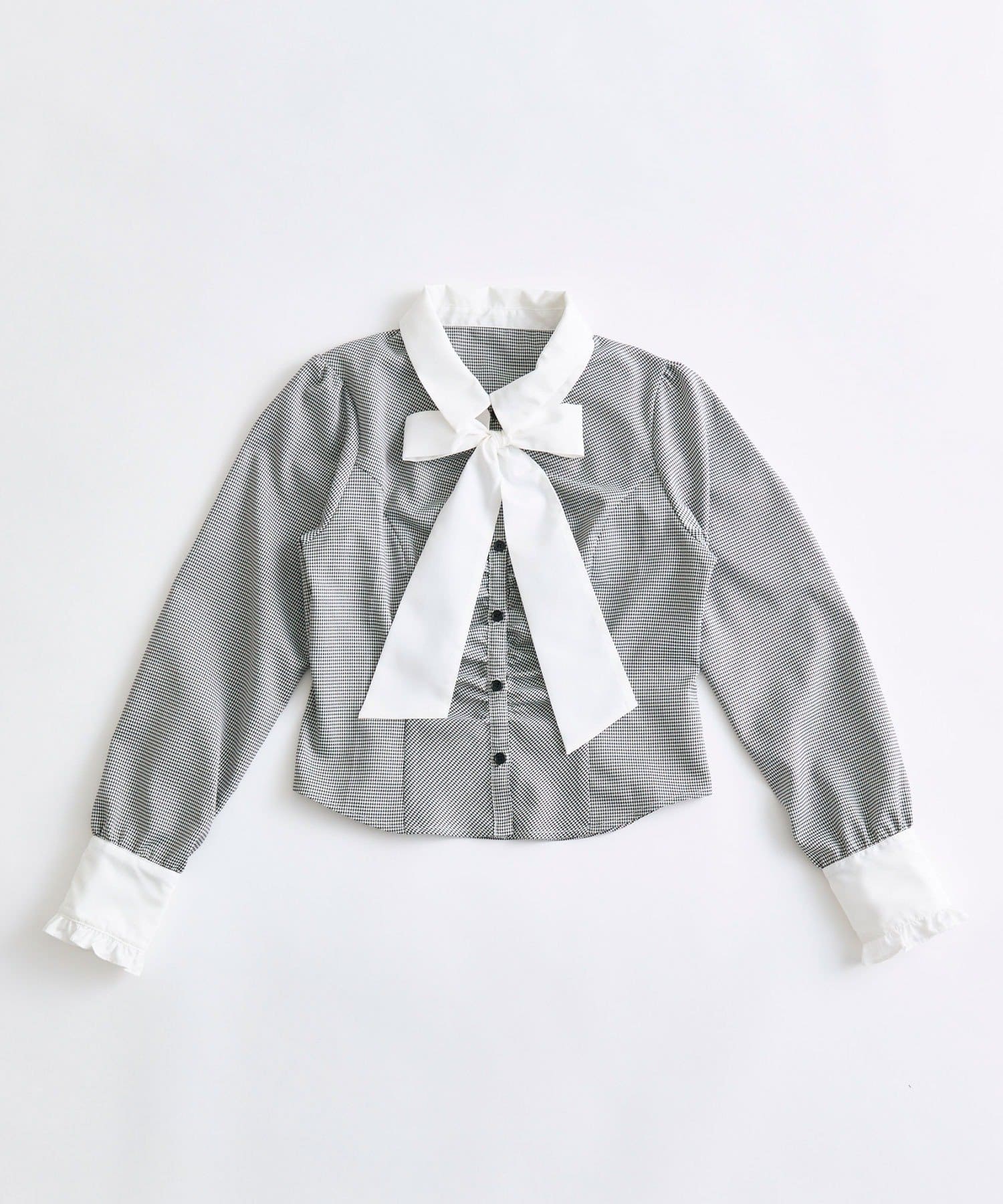OLIVE des OLIVE(オリーブ デ オリーブ) 【再販受付中/インフルエンサー企画 】Keru ボウタイブラウス