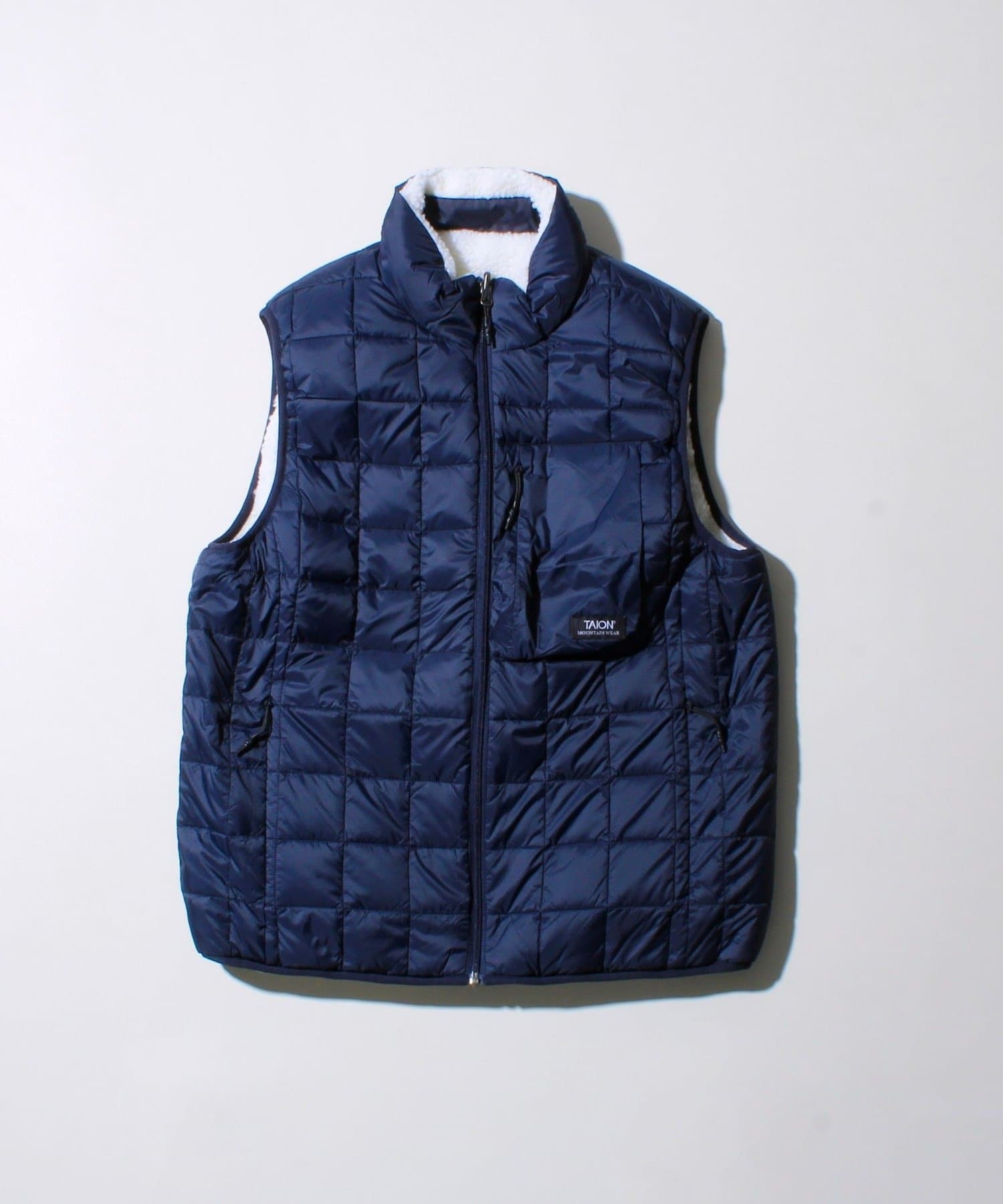 2WAYで着回せる】【UNISEX】配色別注 TAIONボア×ダウンベスト