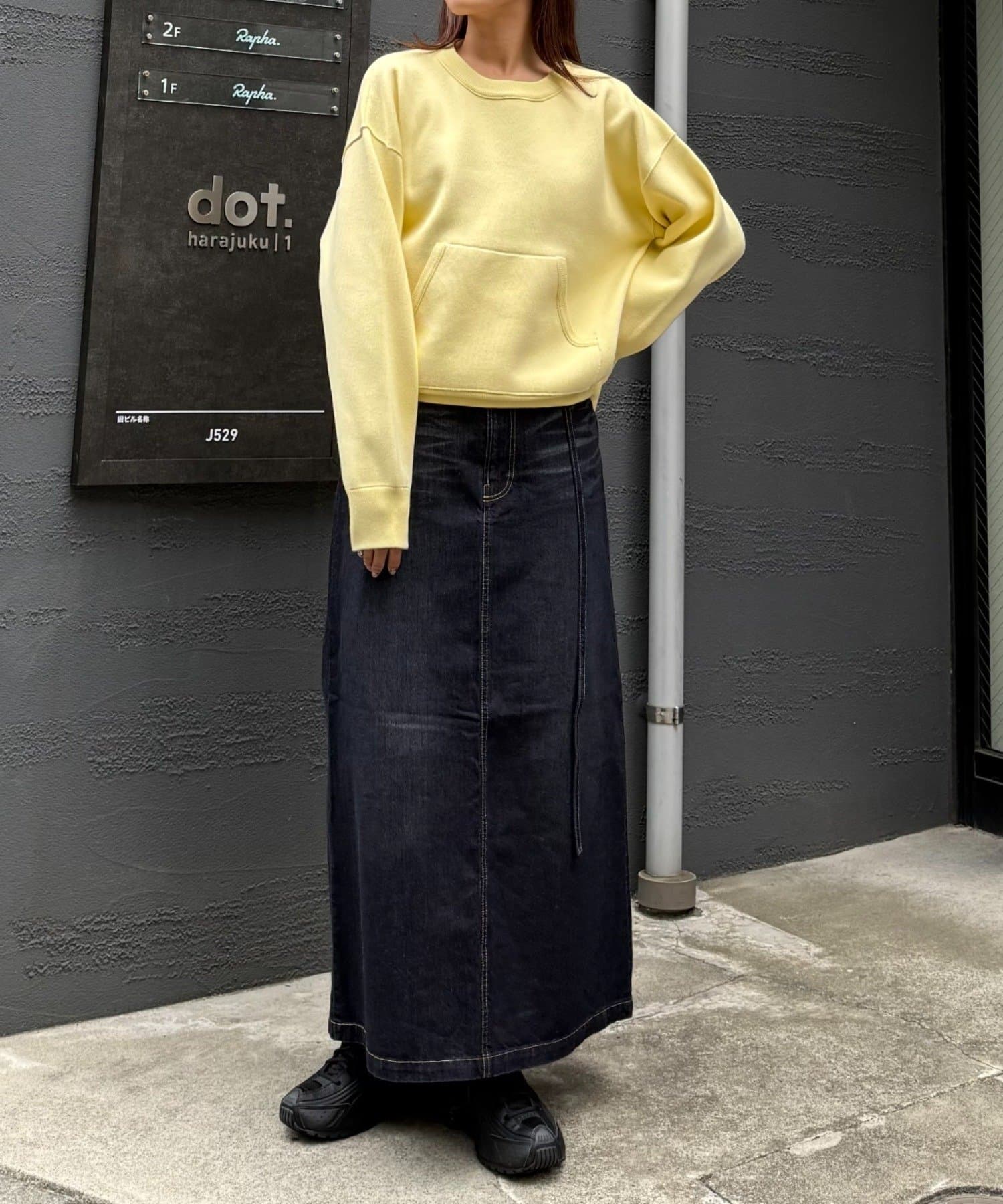 Lui's(ルイス) スウェットライクニットプルオーバー