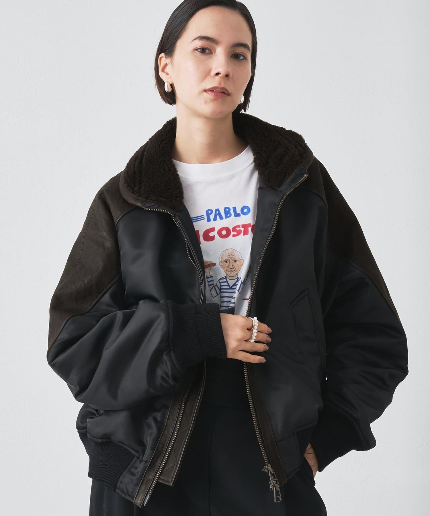 Whim Gazette(ウィム ガゼット) 【COOR】SHEARLING MA-1