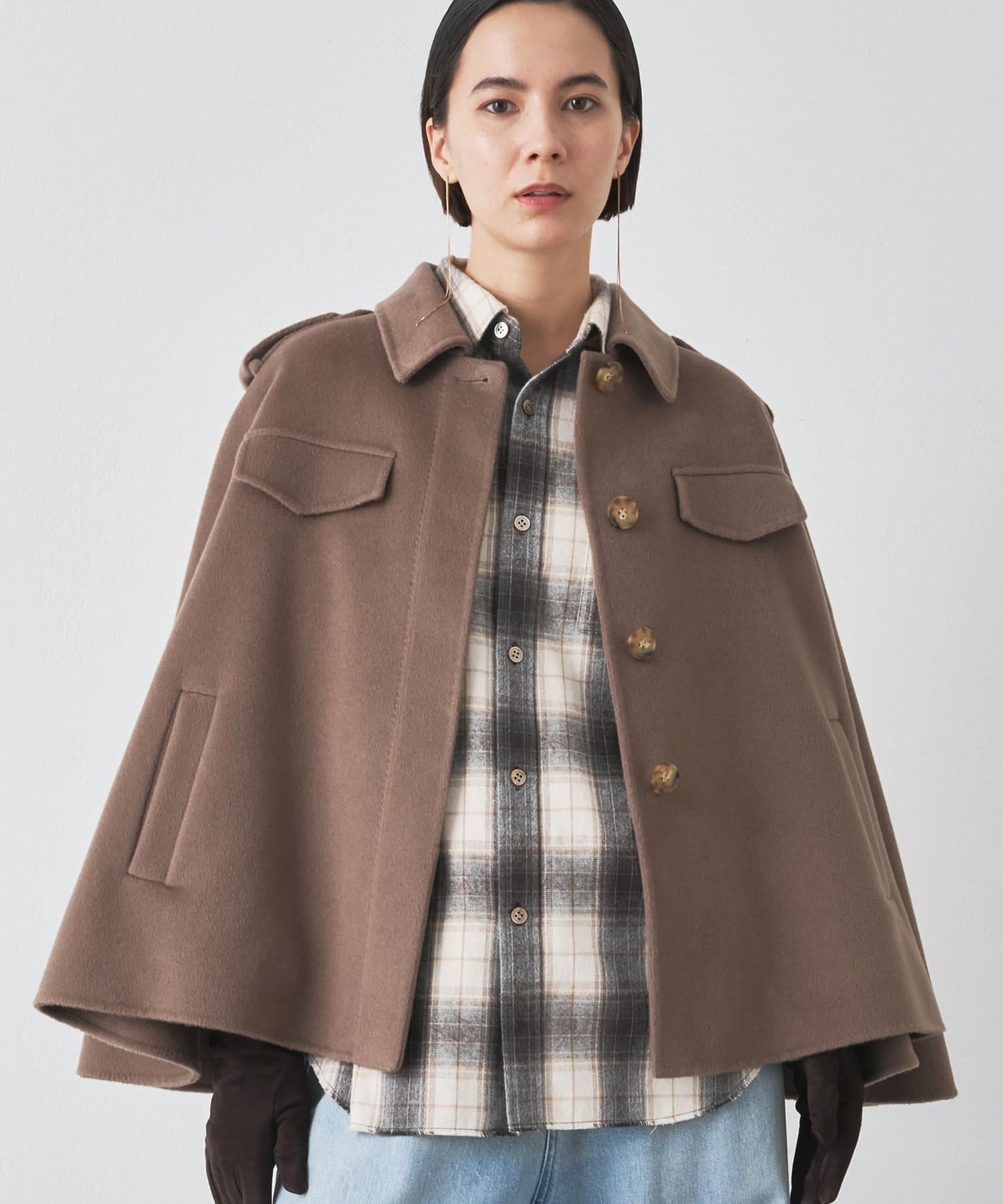 LOU ANDREA】別注WOOL CAPE コート | Whim Gazette(ウィム