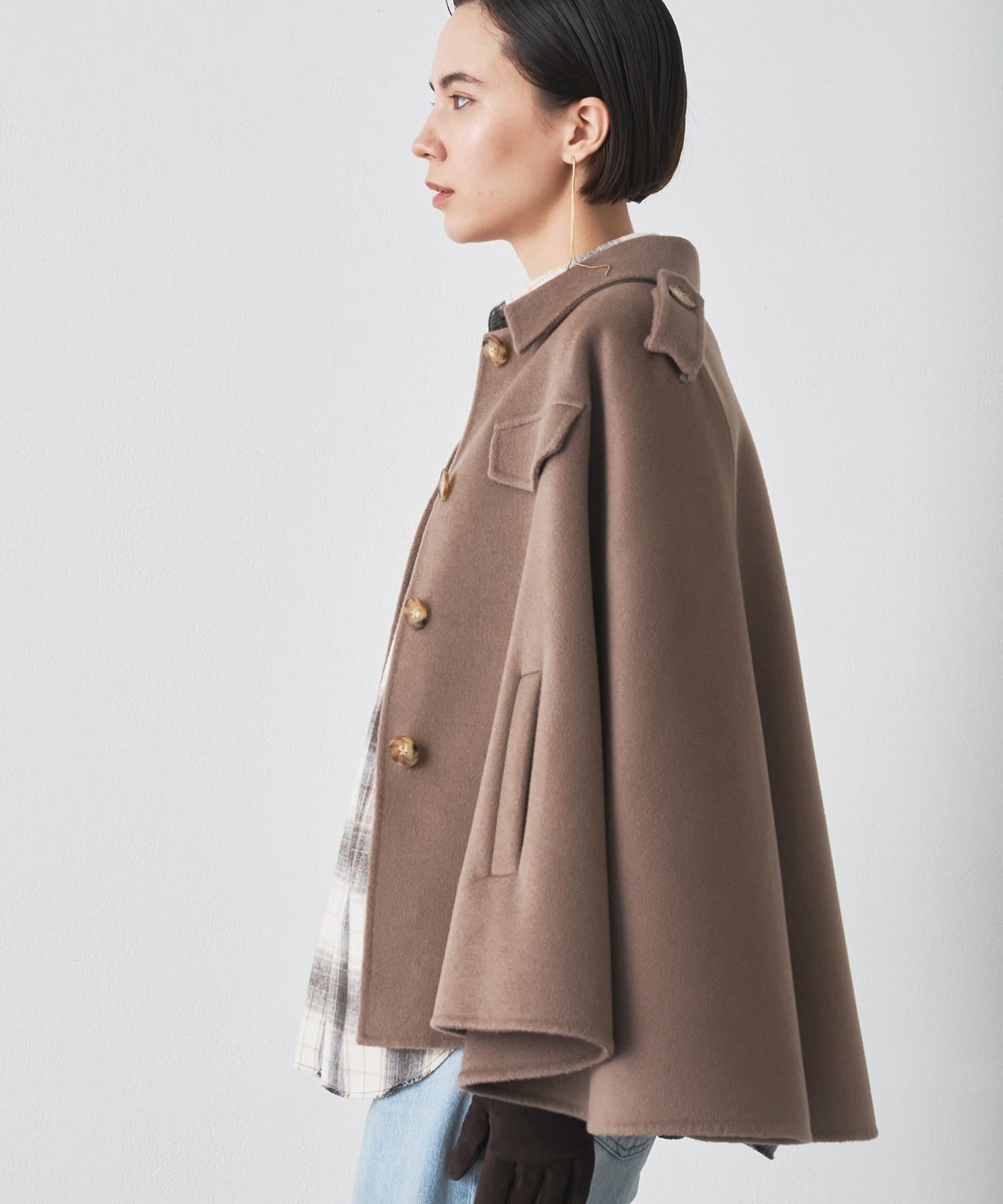 ウィムガゼット　LOU ANDREA フードファーコート ベージュ　今期 15th】【LOU ANDREA】LOUFOOD FUR COAT(506877730) | ウィム