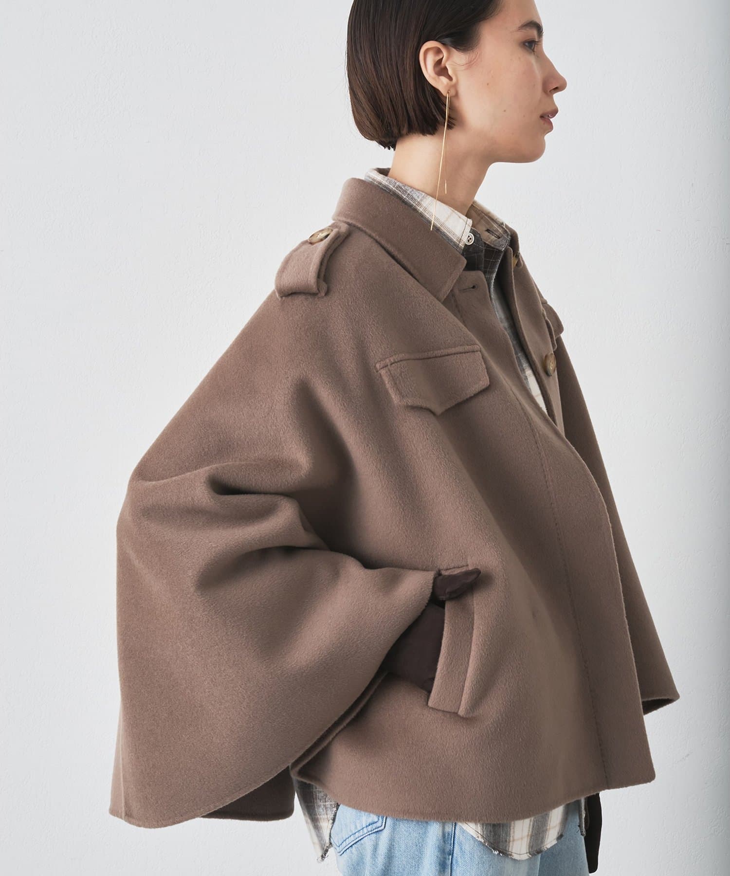 LOU ANDREA】別注WOOL CAPE コート | Whim Gazette(ウィム