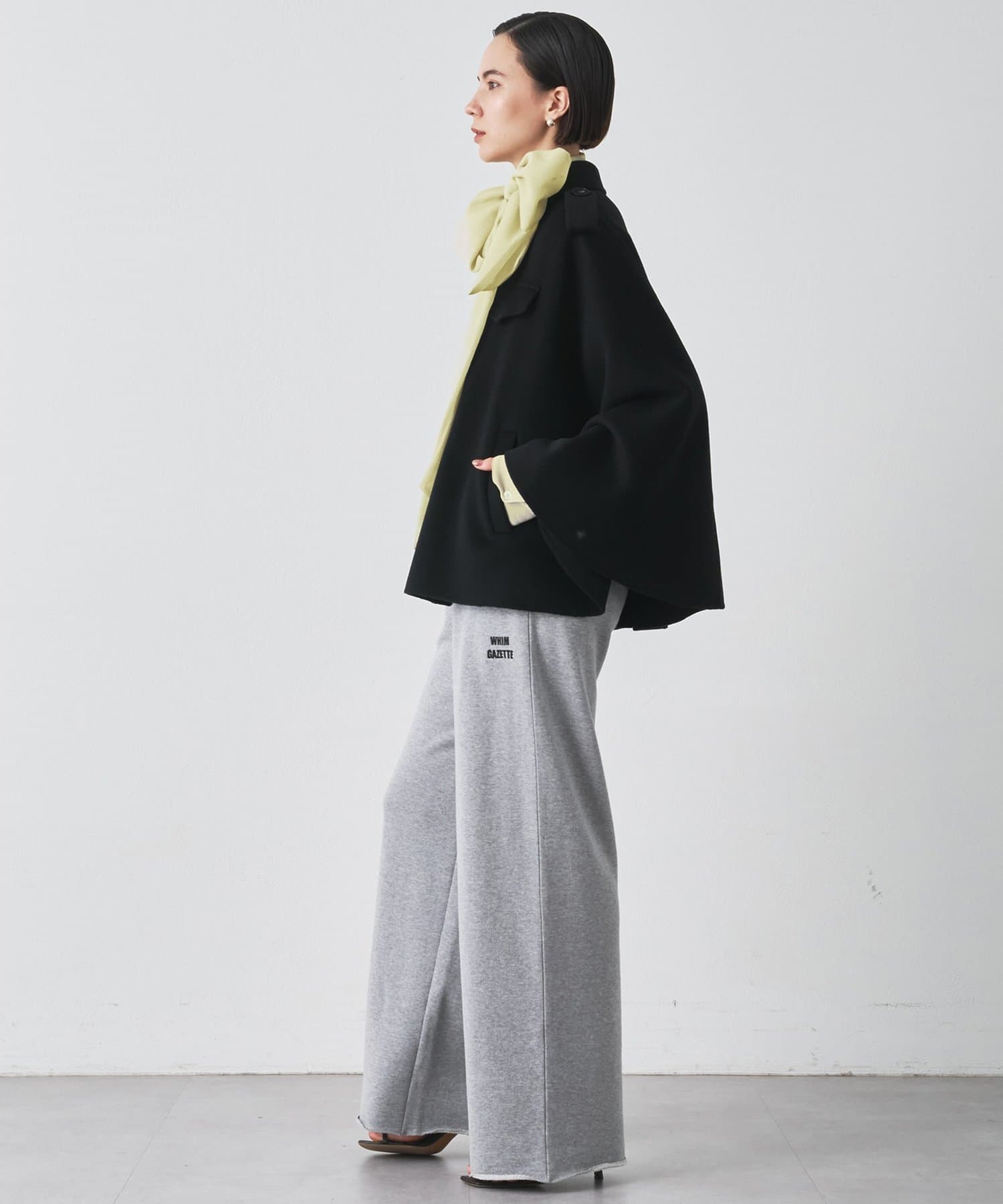 Whim Gazette(ウィム ガゼット) 【LOU ANDREA】別注WOOL CAPE コート