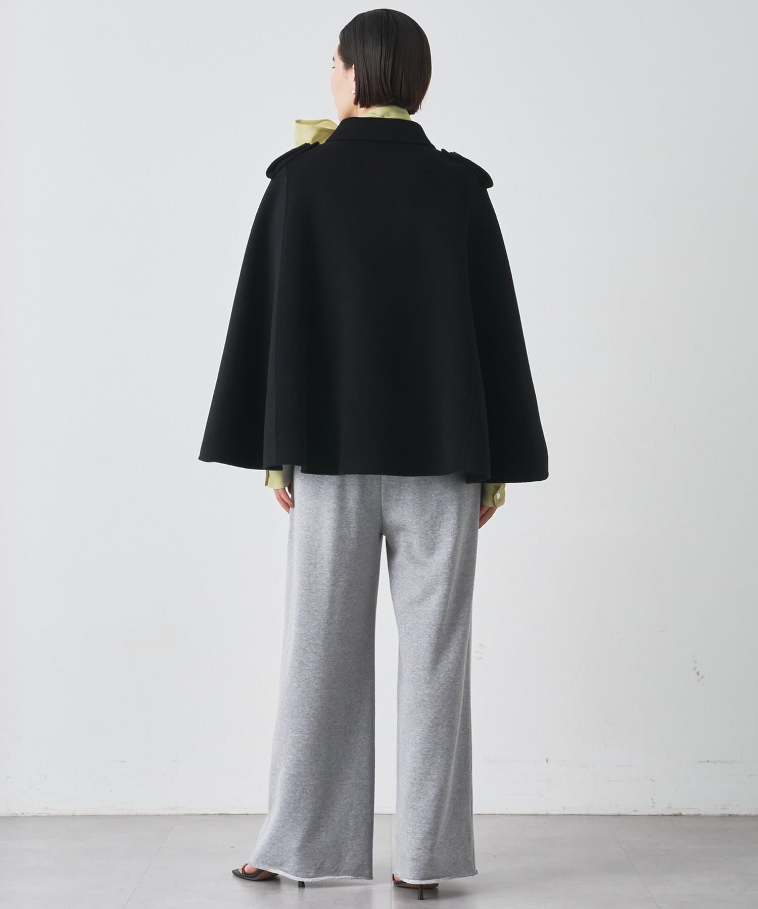 Whim Gazette(ウィム ガゼット) 【LOU ANDREA】別注WOOL CAPE コート