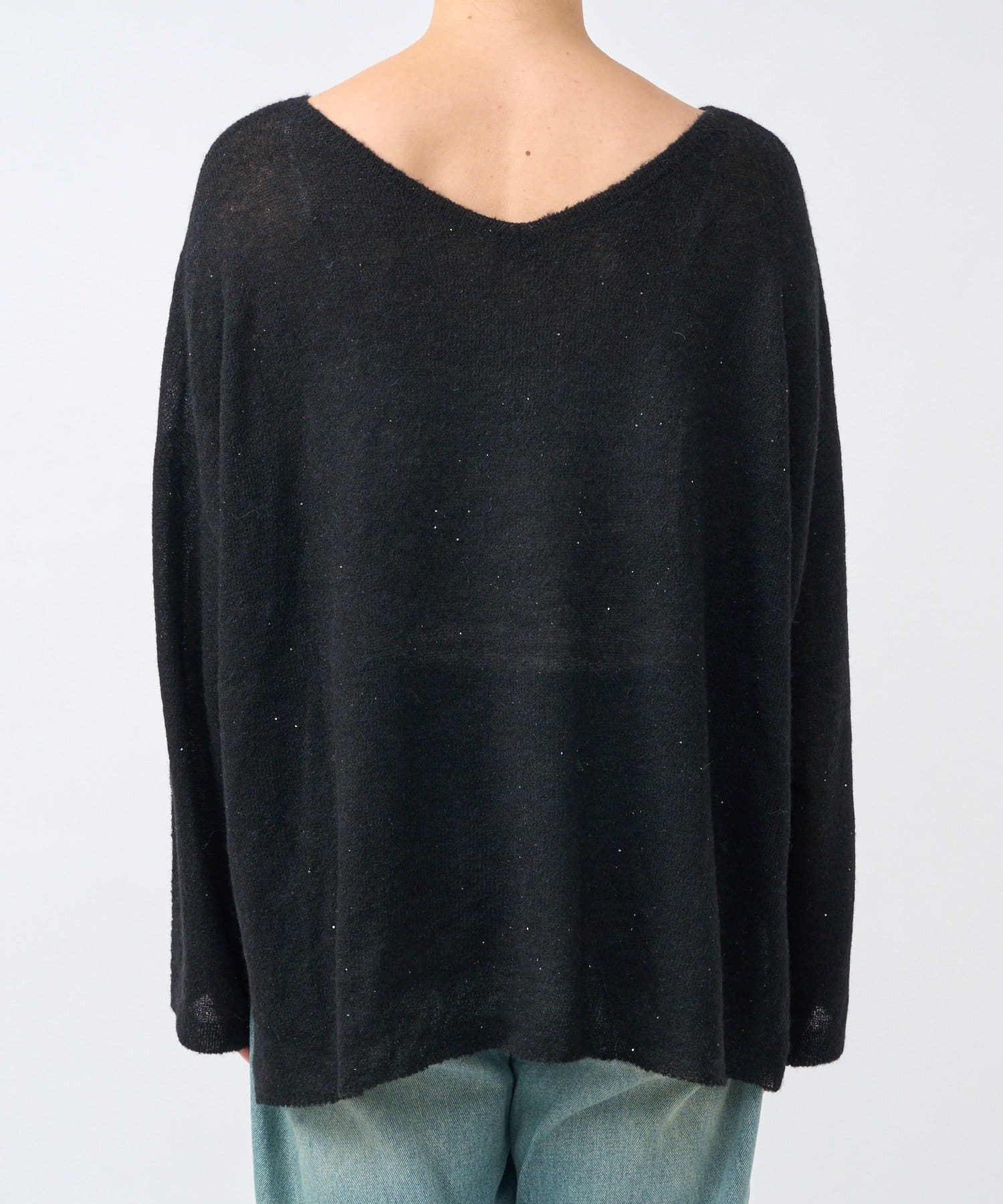 RIVE DROITE(リヴドロワ) 【リニューアル】2wayスパングルシアーニット