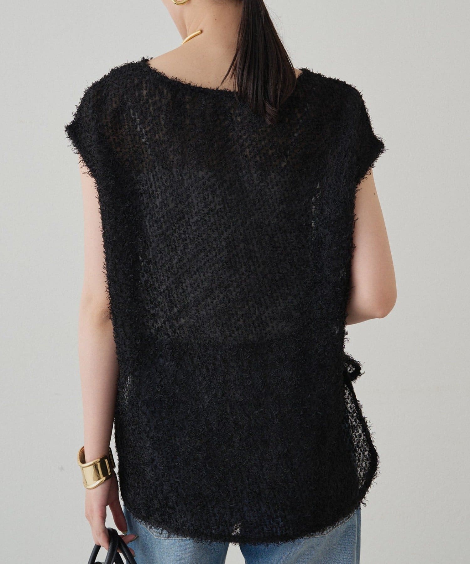 LOUNGEDRESS(ラウンジドレス) フェザーフレンチブラウス