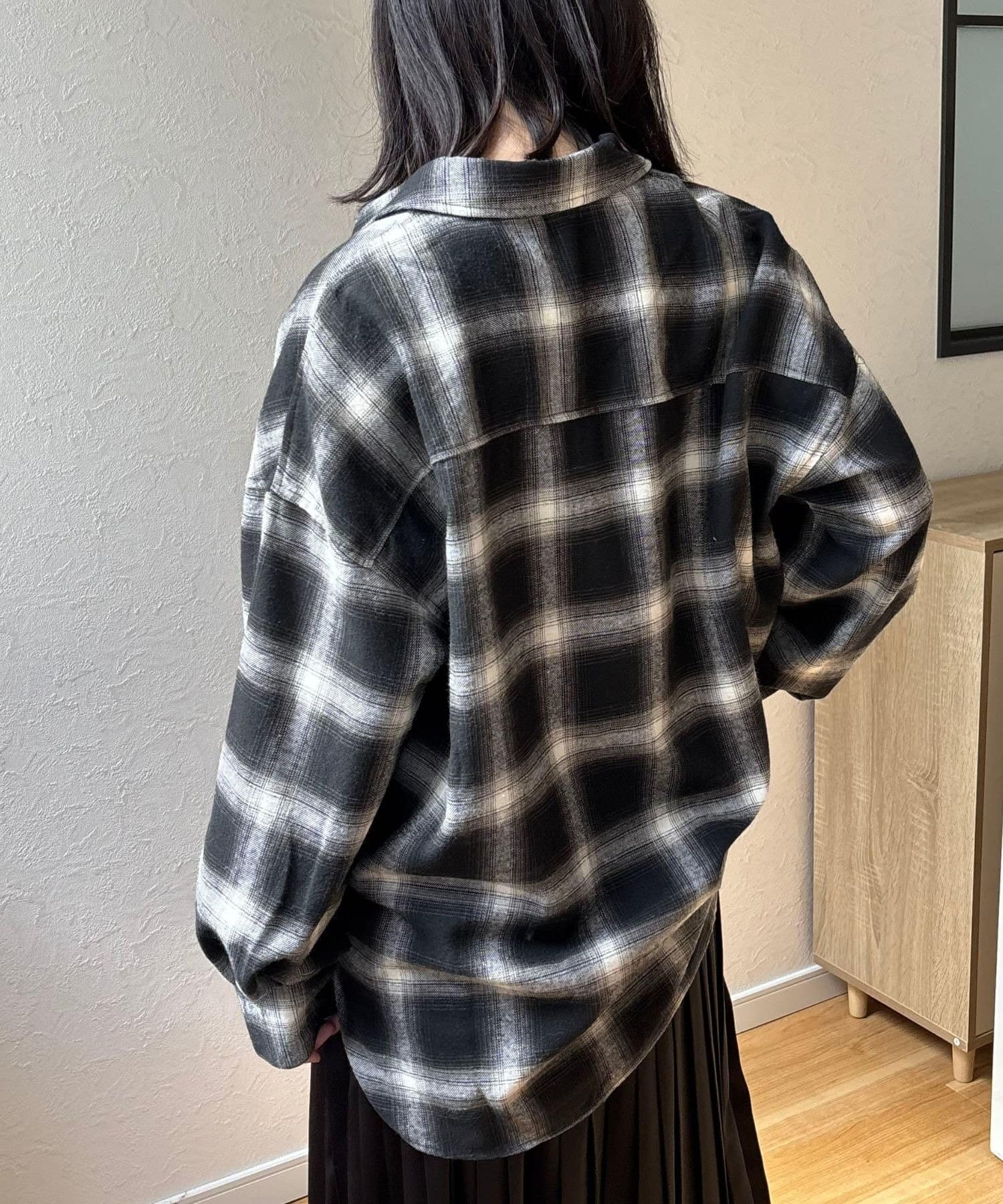 LOCUST(ローカスト) チェックビッグシャツ