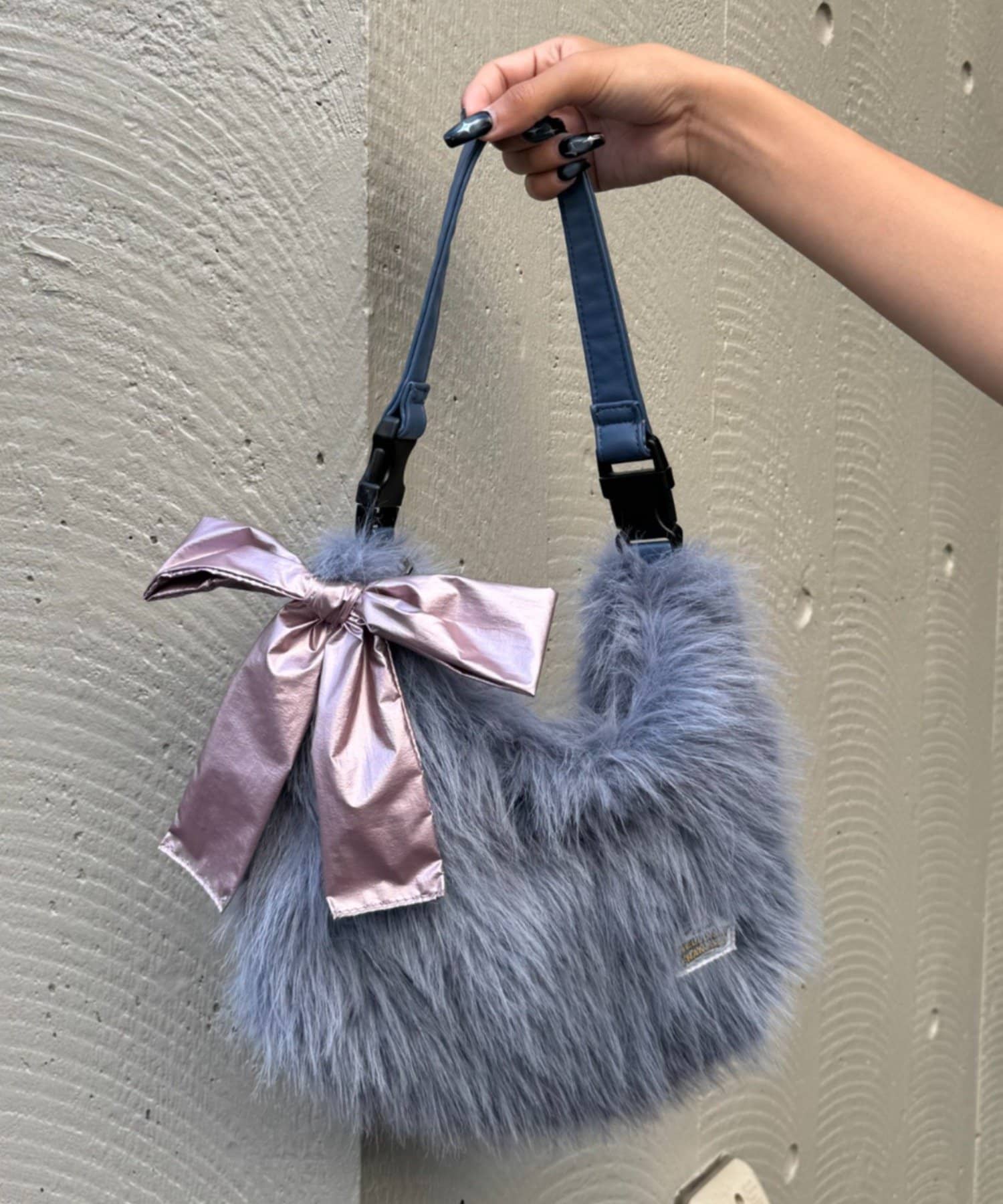 CIAOPANIC TYPY(チャオパニックティピー) 【HELLO.SANFRANCISCO/ハローサンフランシスコ】リボンチャーム付マルチWAYファーBAG