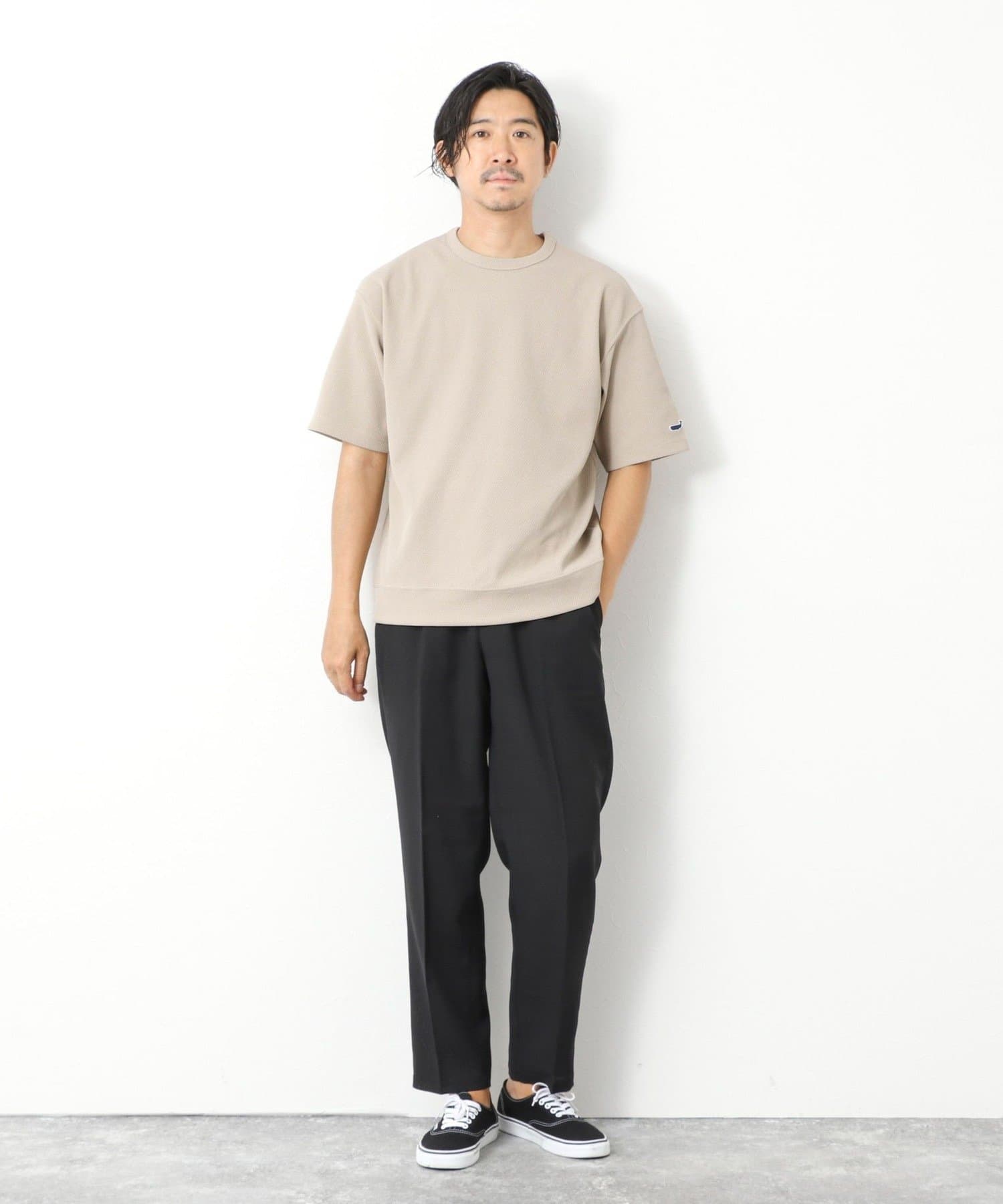 NOLLEY'S(ノーリーズ) 【IRM】《吸水速乾/UVカット》超軽量ワッフル クジラT