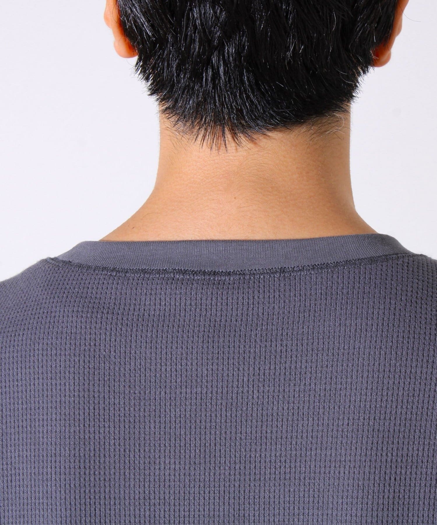 FREDY & GLOSTER(フレディ アンド グロスター) 【レイヤードに最適】【GEVACO】ワッフル素材ロングスリーブTシャツ