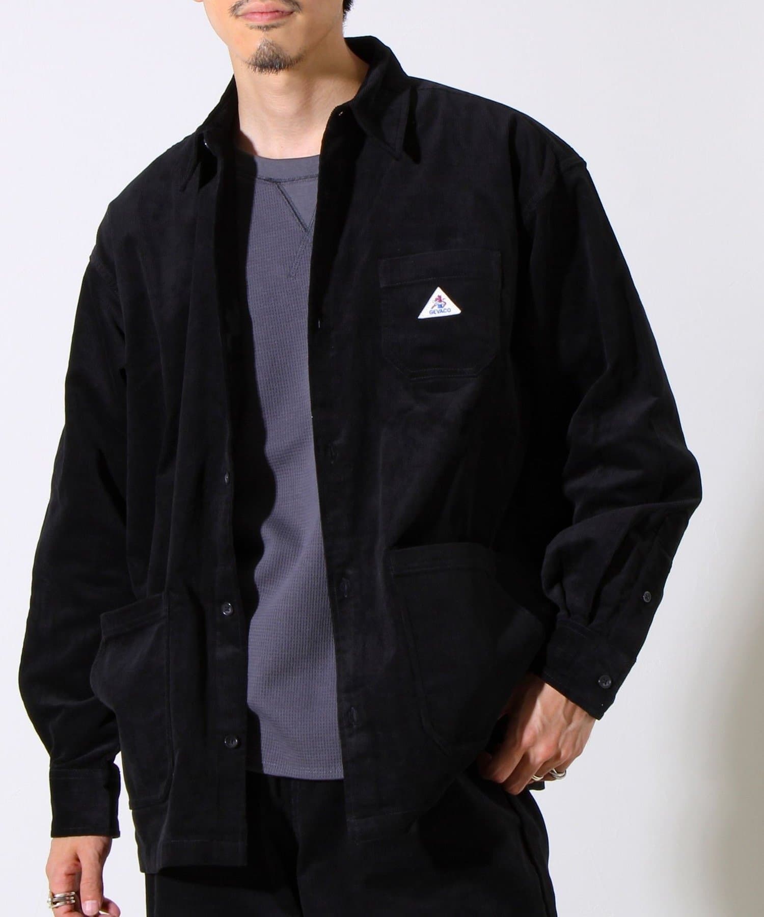 FREDY & GLOSTER(フレディ アンド グロスター) 【セットアップ対応】【GEVACO】コーデュロイ ワークシャツ