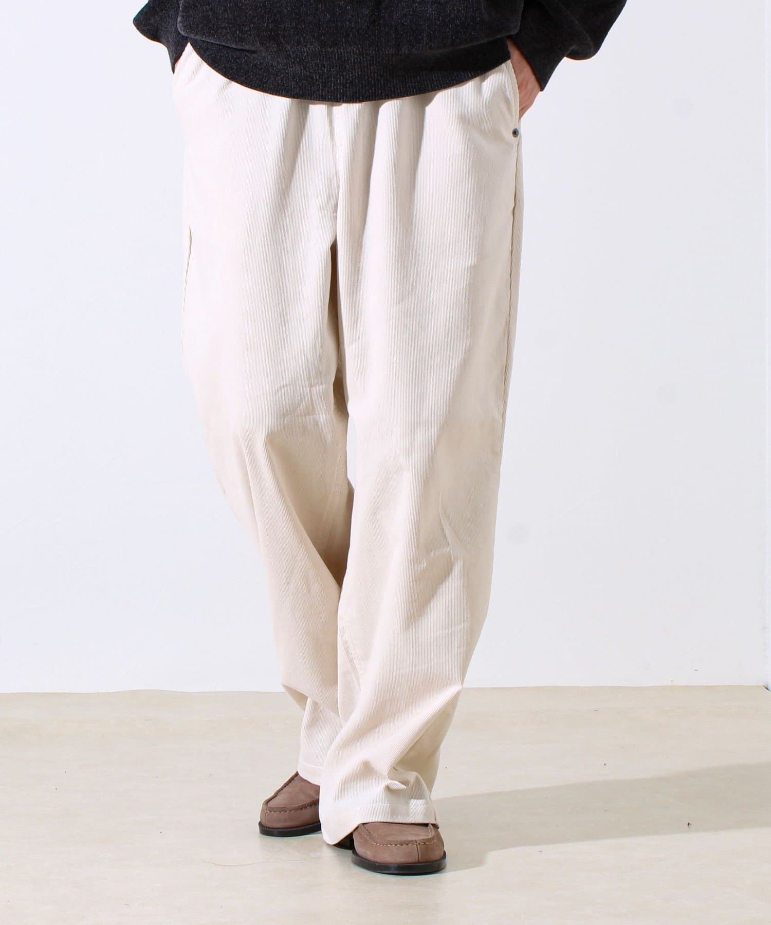 FREDY & GLOSTER(フレディ アンド グロスター) 【セットアップ対応】【GEVACO】コーデュロイ イージーワイドパンツ