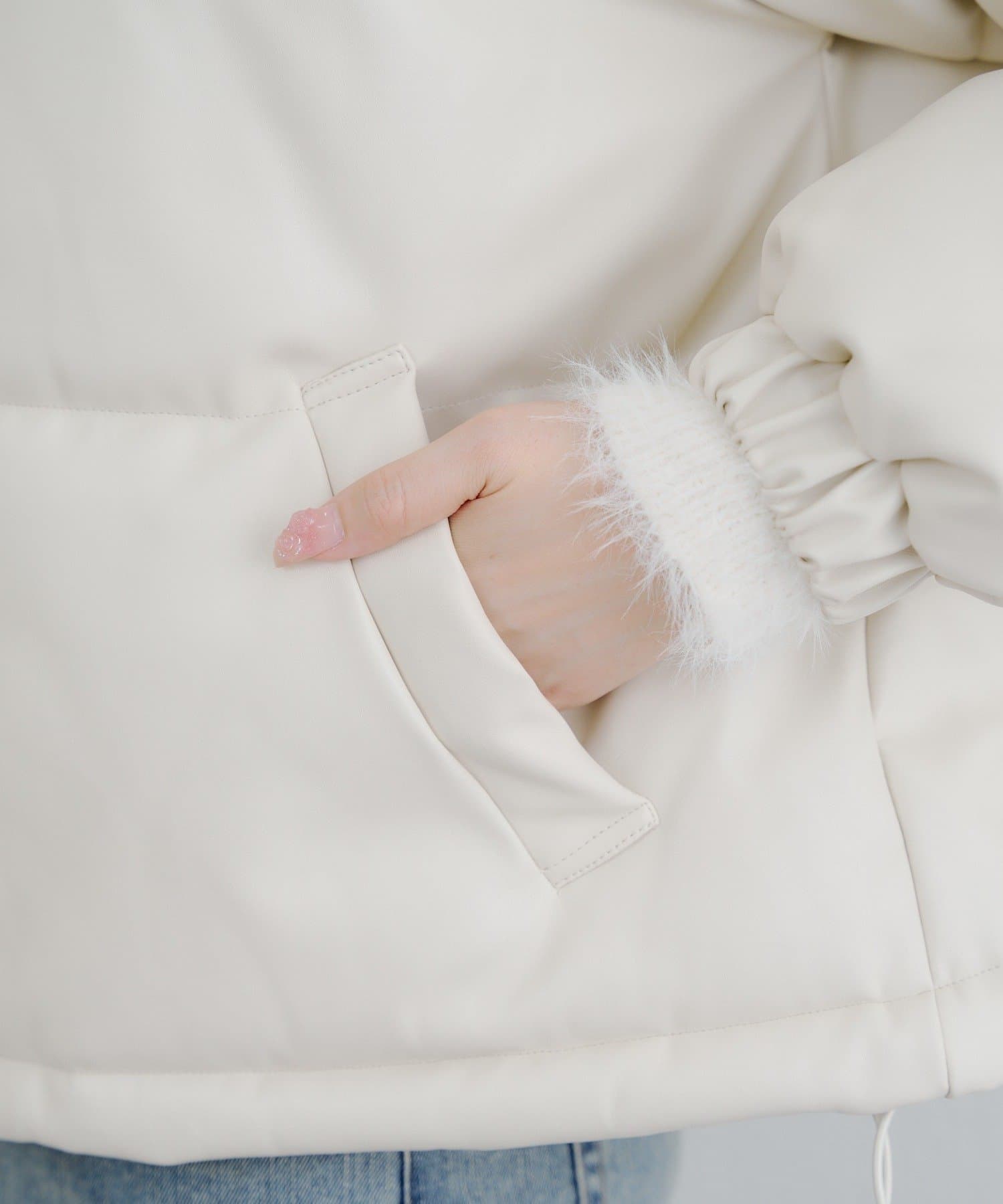 Remind me and forever(リマインドミーアンドフォーエバー) 【WEB先行販売】スタンドカラー中綿ブルゾン