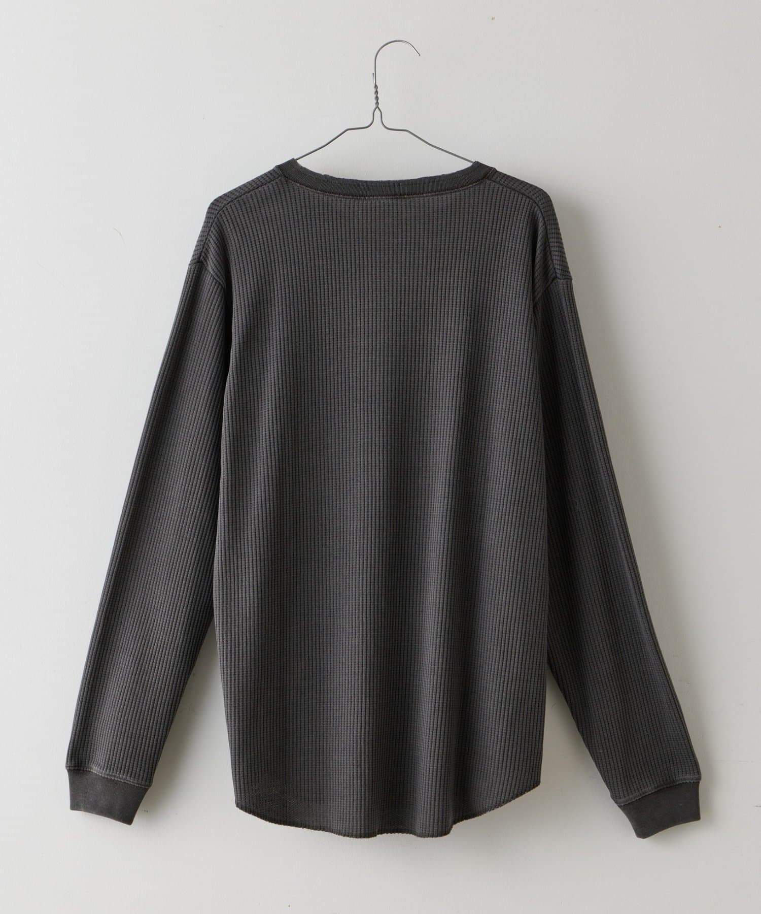 Kastane(カスタネ) 【WHIMSIC】サーマル ヘンリーネックTシャツ