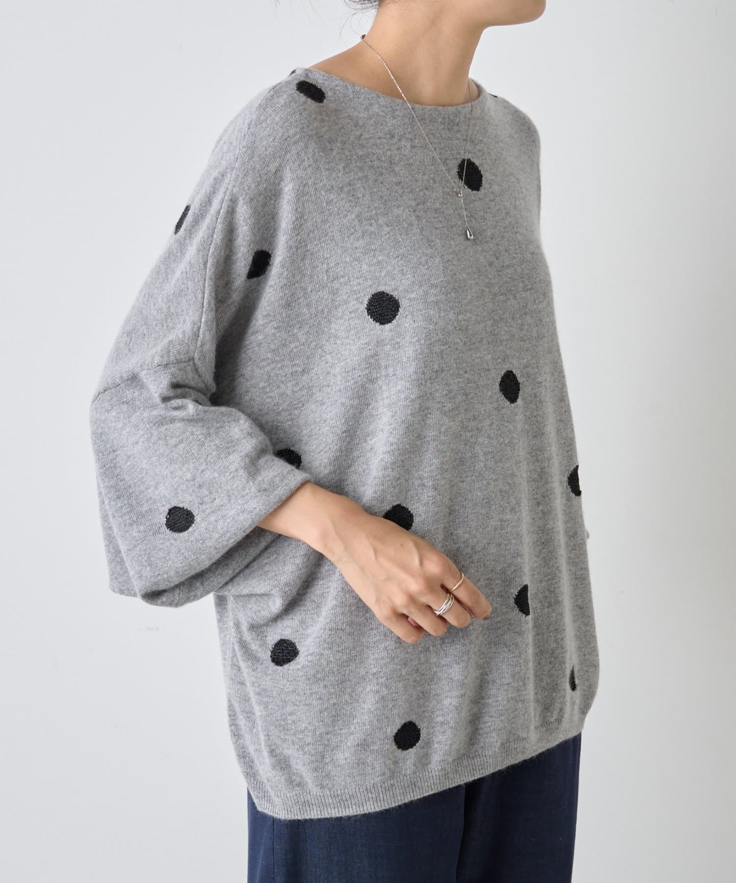 【試着のみ】BEARDSLEY(ビアズリー)　ドット刺繍プルオーバー BEARDSLEY｜ドット刺しゅうプルオーバー | Rakuten Fashion(楽天