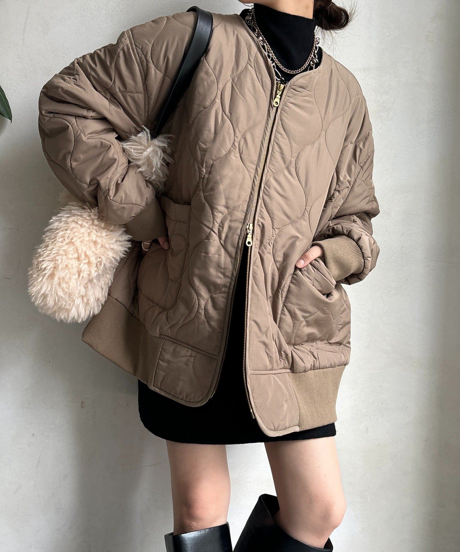 DOUDOU(ドゥドゥ) キルティングMA1