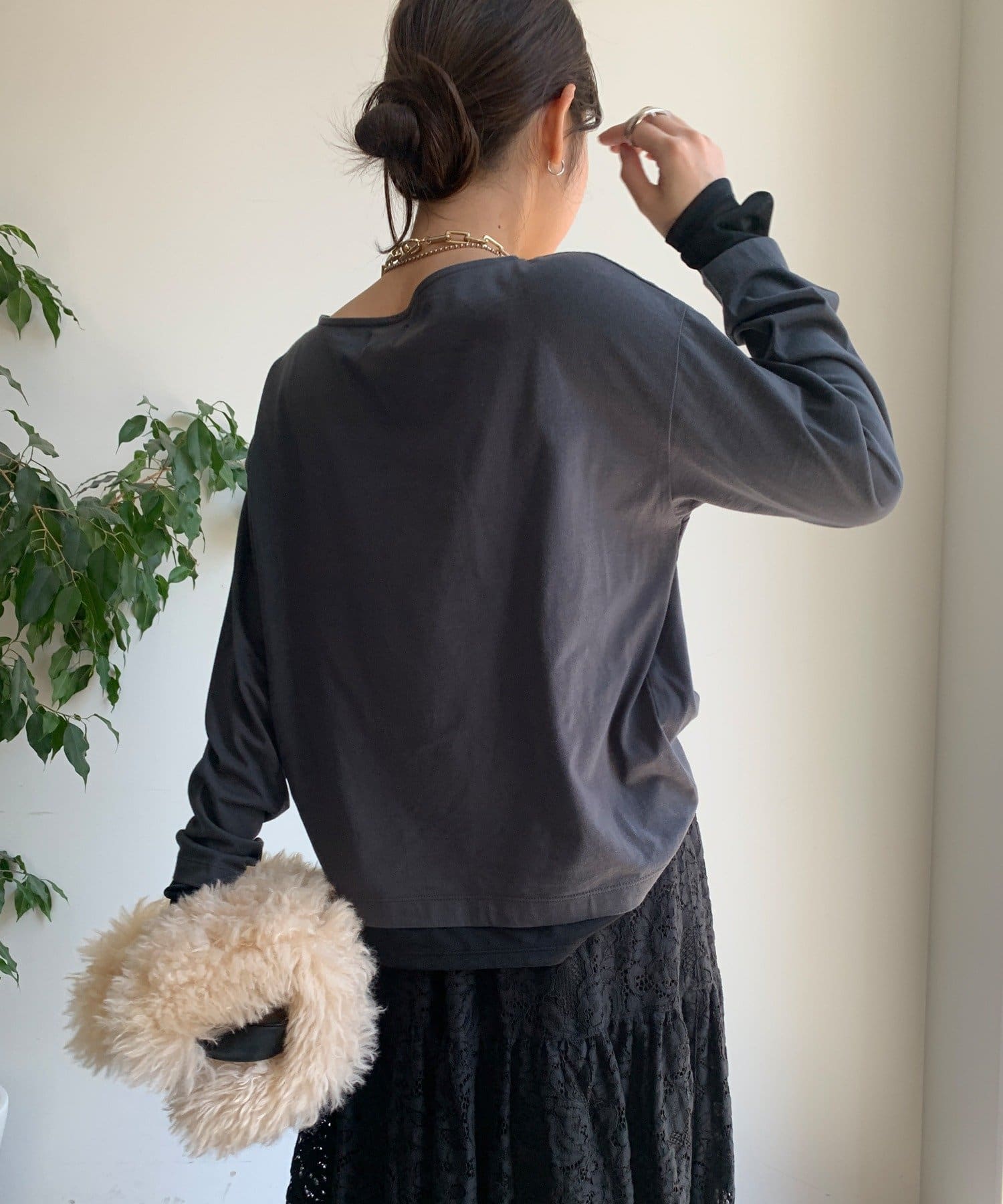 DOUDOU(ドゥドゥ) 【WEB限定】 L’ATELIER ドッキングTEE