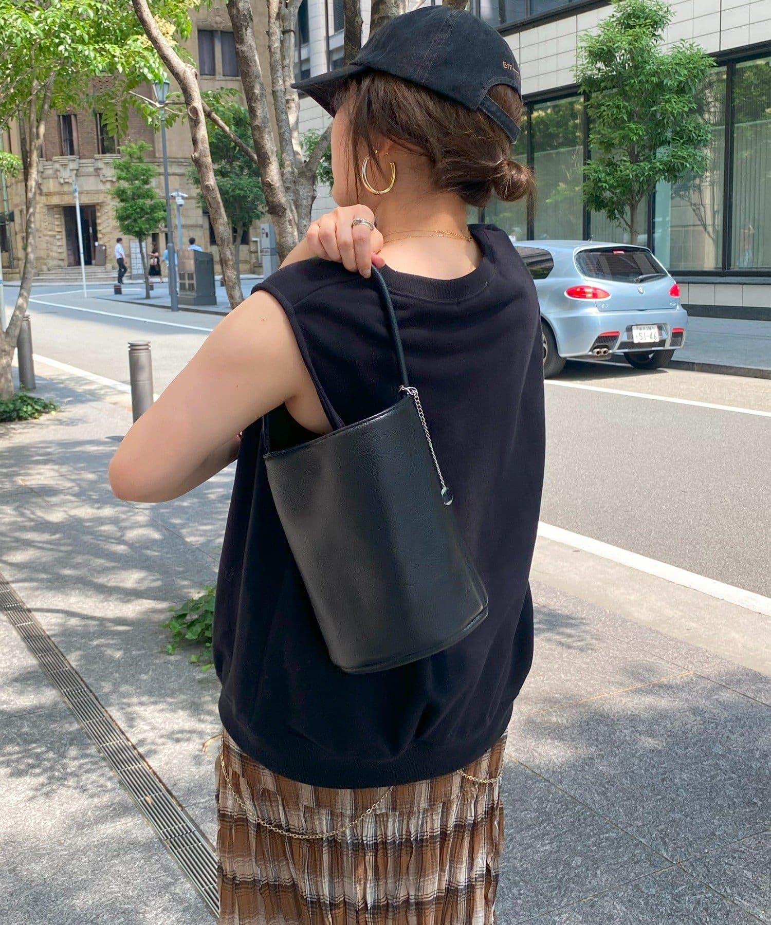 DOUDOU(ドゥドゥ) 【7/25～3日間限定 予約10％OFF】【SAKURA企画】バケツ型ショルダーバッグ