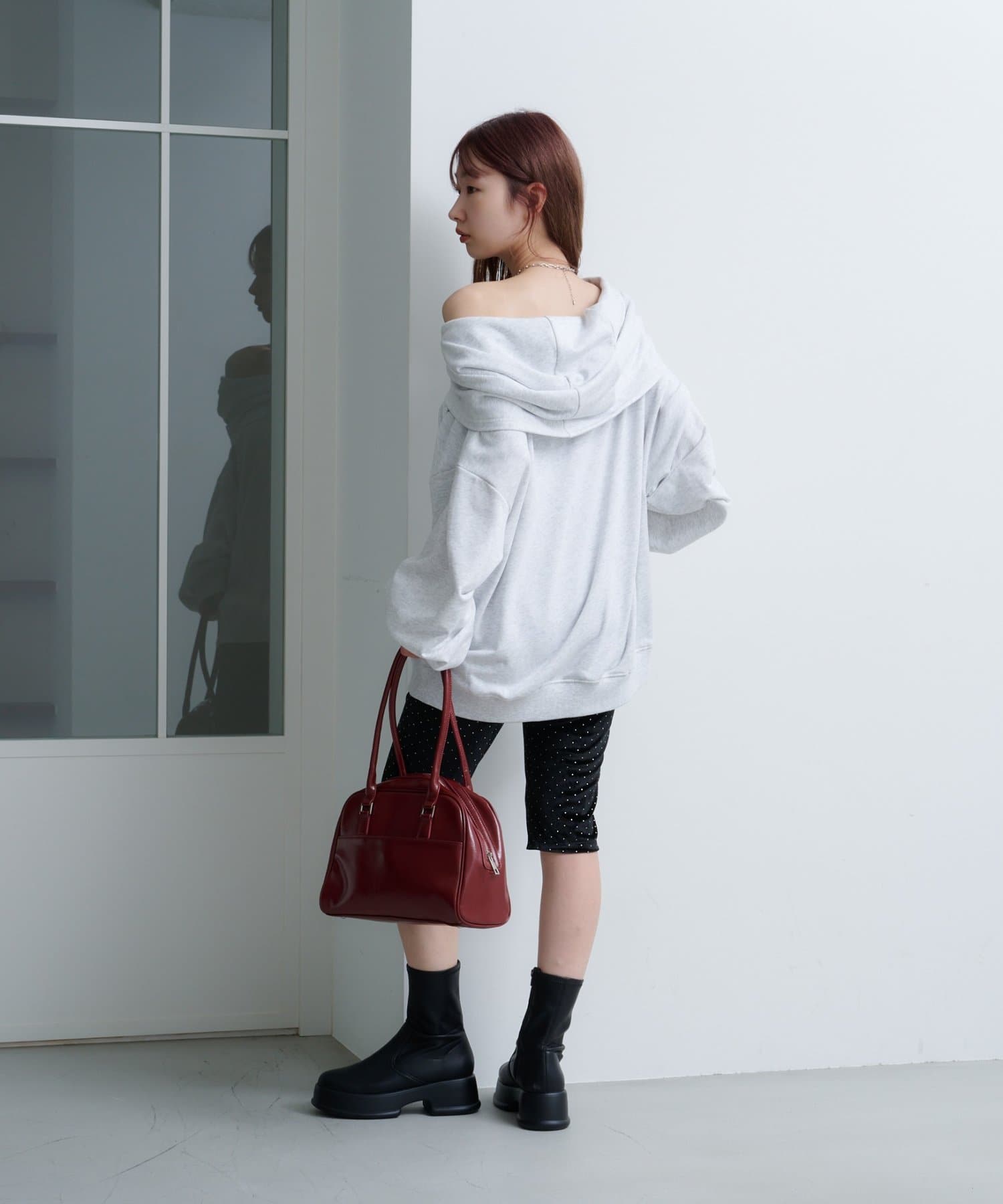Kastane(カスタネ) 【9.6(土)12:00-9.7(日)23:59二日限定販売/再入荷なし/オーダー会限定アイテム】スタッズバイカーパンツ