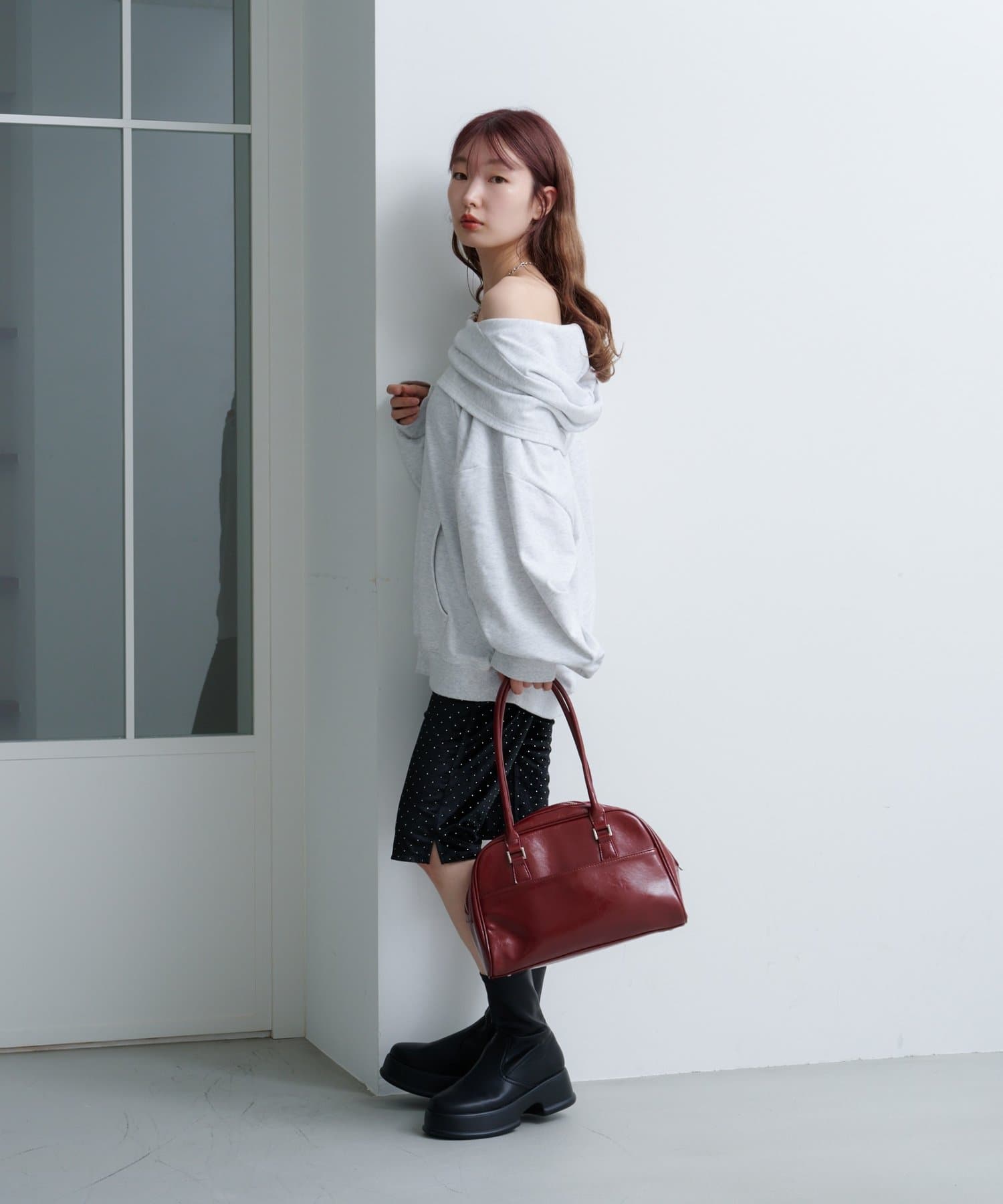 Kastane(カスタネ) 【9.6(土)12:00-9.7(日)23:59二日限定販売/再入荷なし/オーダー会限定アイテム】スタッズバイカーパンツ