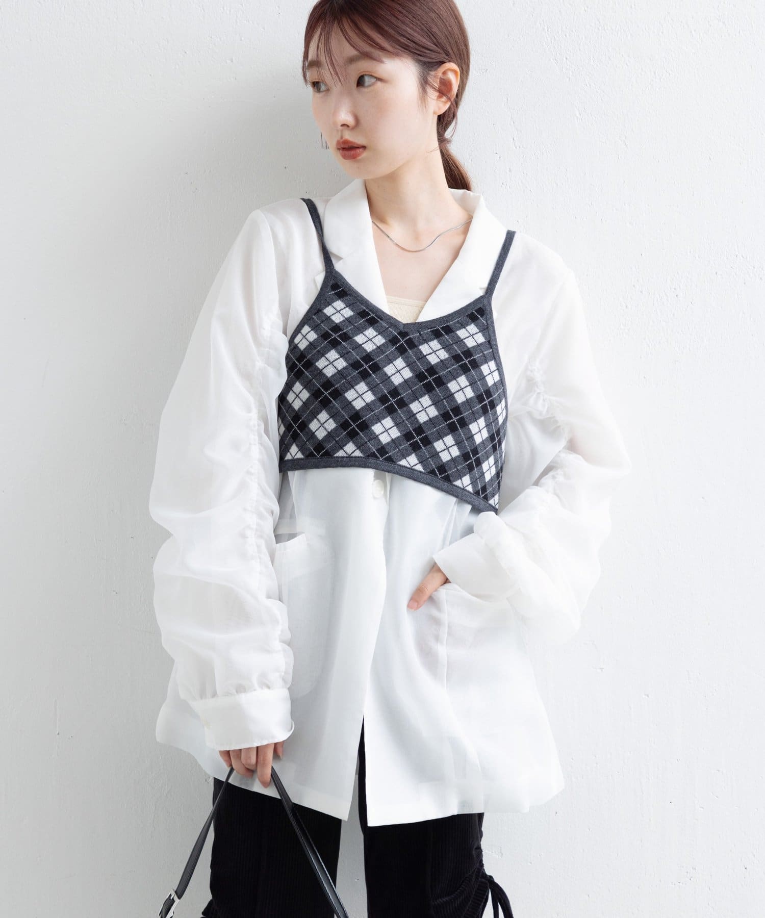 Kastane(カスタネ) 【9.6(土)12:00-9.7(日)23:59二日限定販売/再入荷なし/オーダー会限定アイテム】アームギャザージャケット