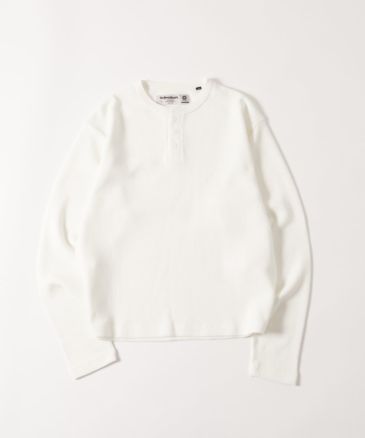 WHO’S WHO gallery(フーズフーギャラリー) 【AW先行予約】SourcreamワッフルヘンリーネックL/STEE
