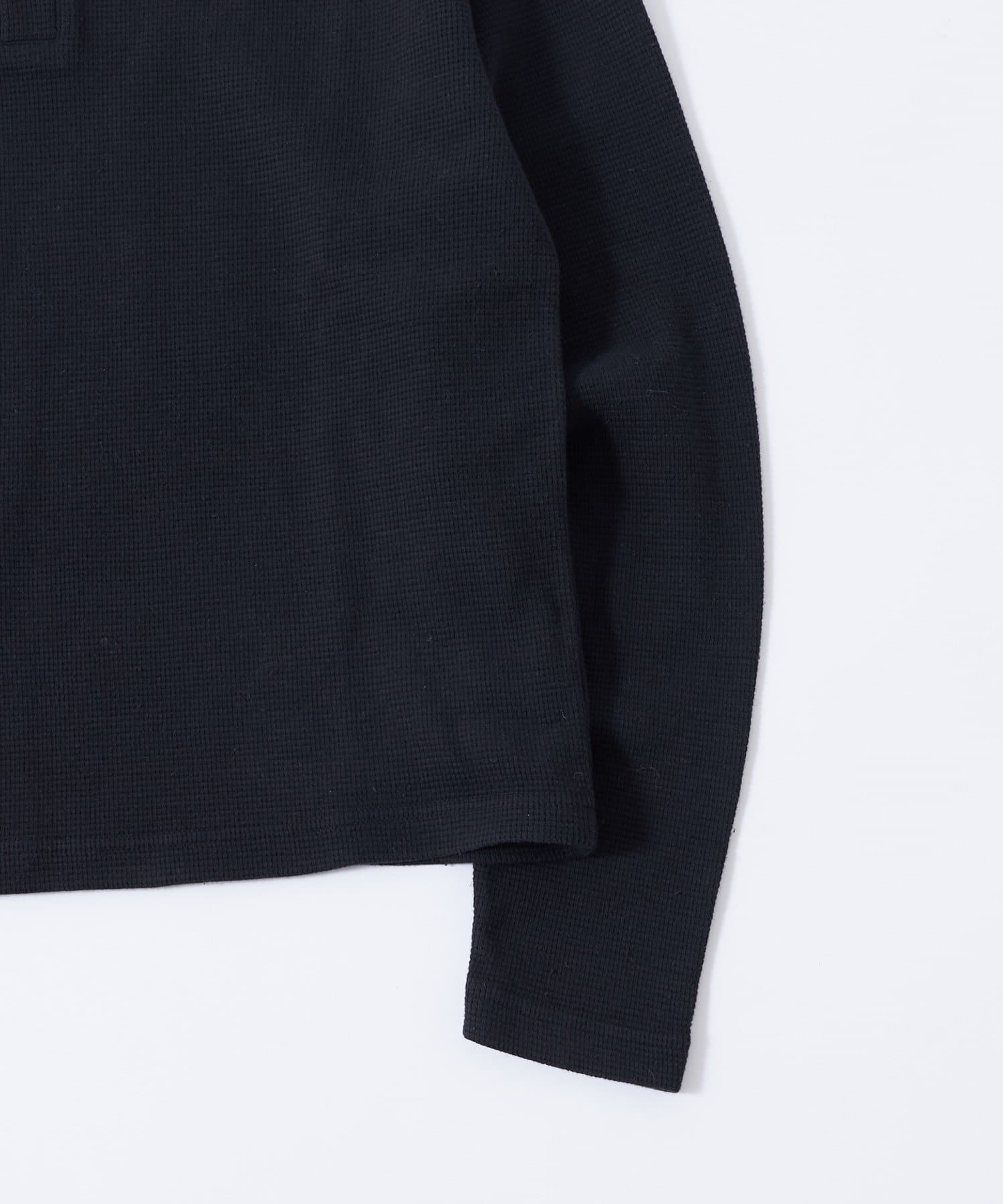 WHO’S WHO gallery(フーズフーギャラリー) Sourcreamワッフルヘンリーネックトップス