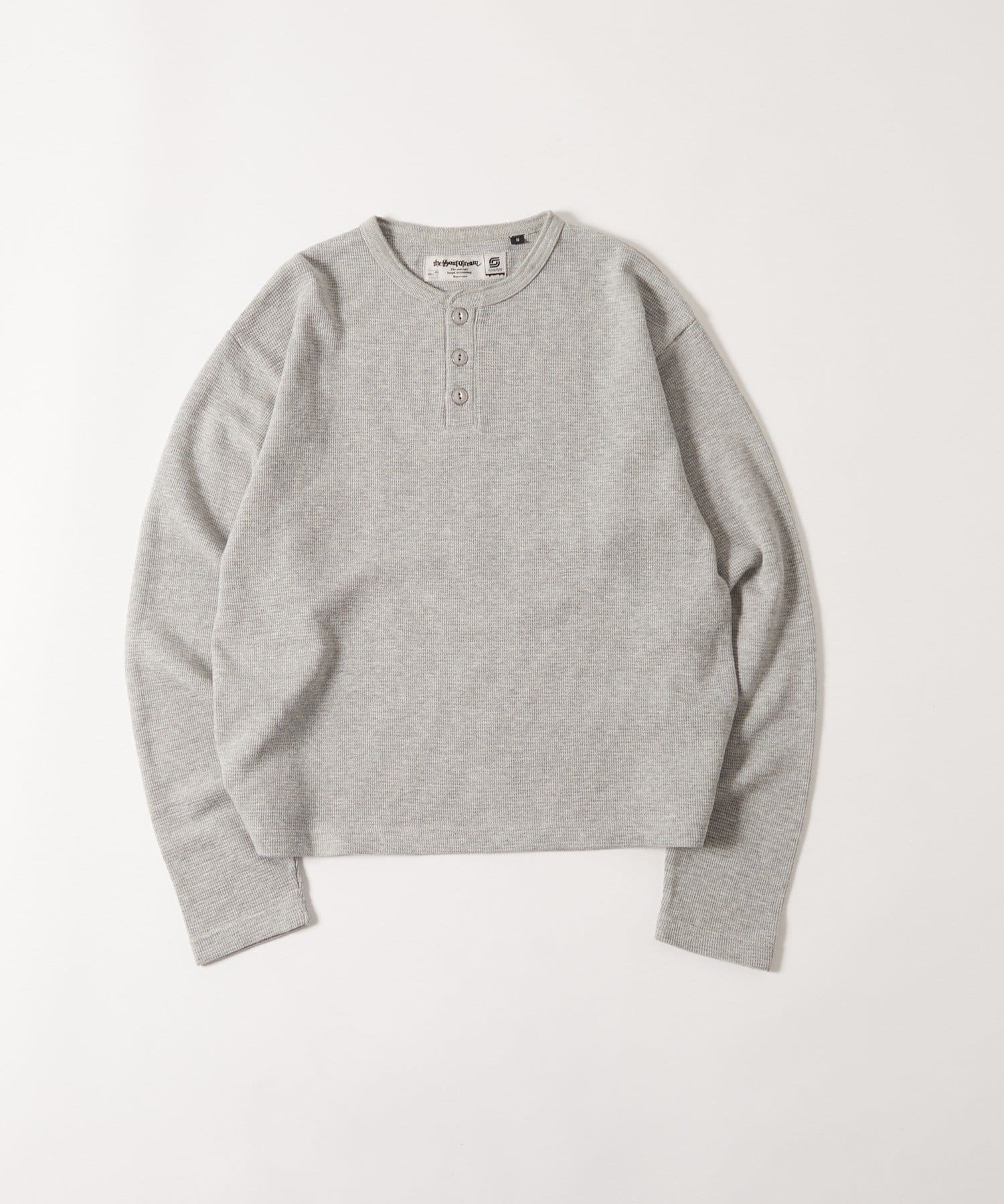 WHO’S WHO gallery(フーズフーギャラリー) 【AW先行予約】SourcreamワッフルヘンリーネックL/STEE