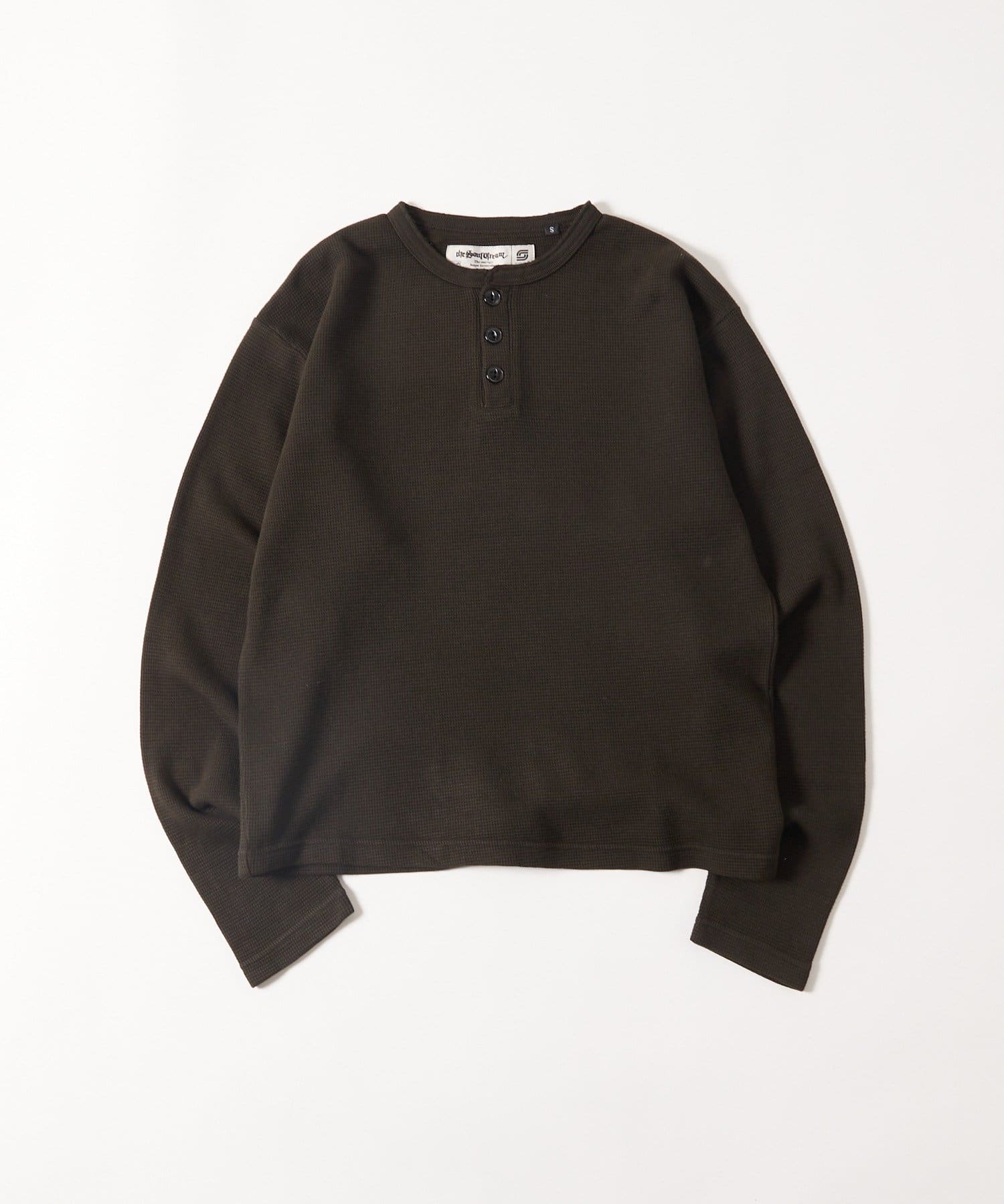WHO’S WHO gallery(フーズフーギャラリー) 【AW先行予約】SourcreamワッフルヘンリーネックL/STEE