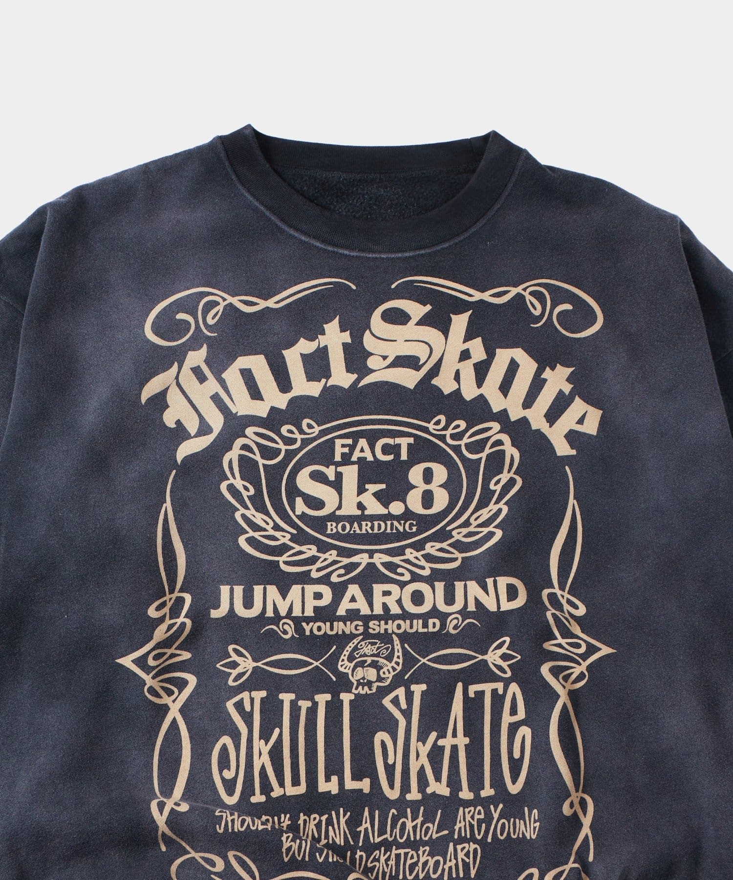 FACTスケートクヴィンテージライクルースウェット | WHO'S WHO