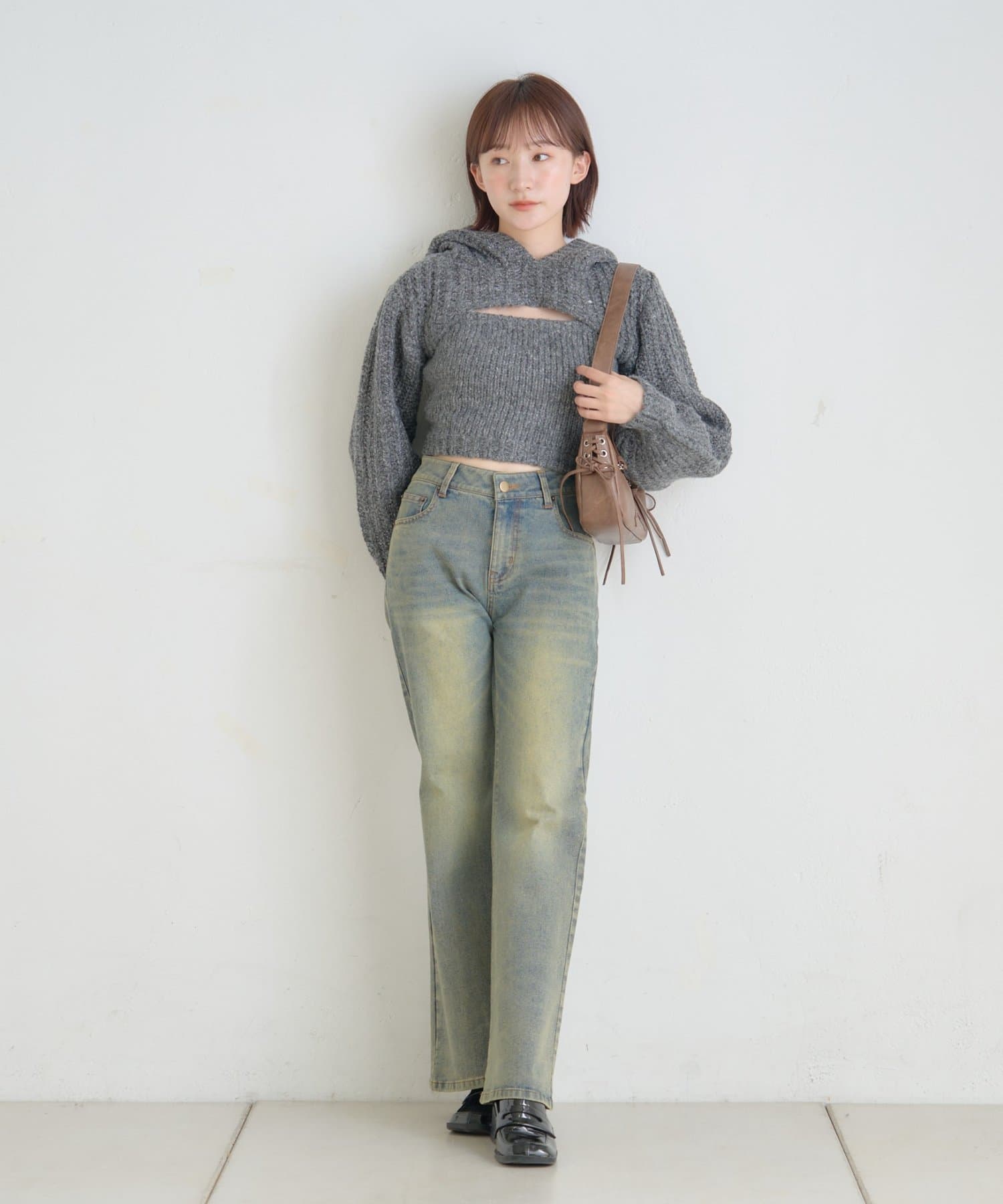 mline(エムライン) [mline]ニットパーカーSET