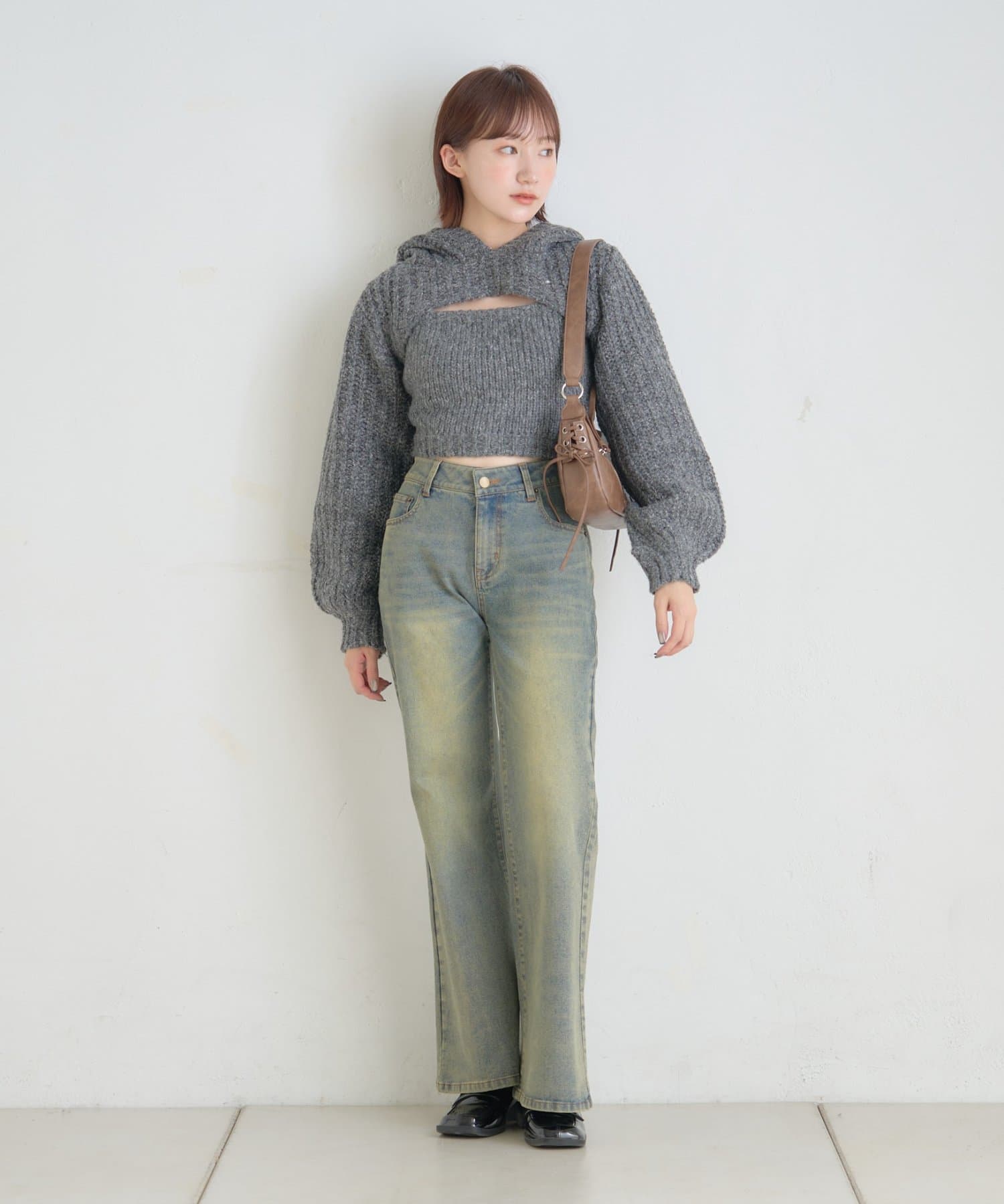mline(エムライン) [mline]ニットパーカーSET